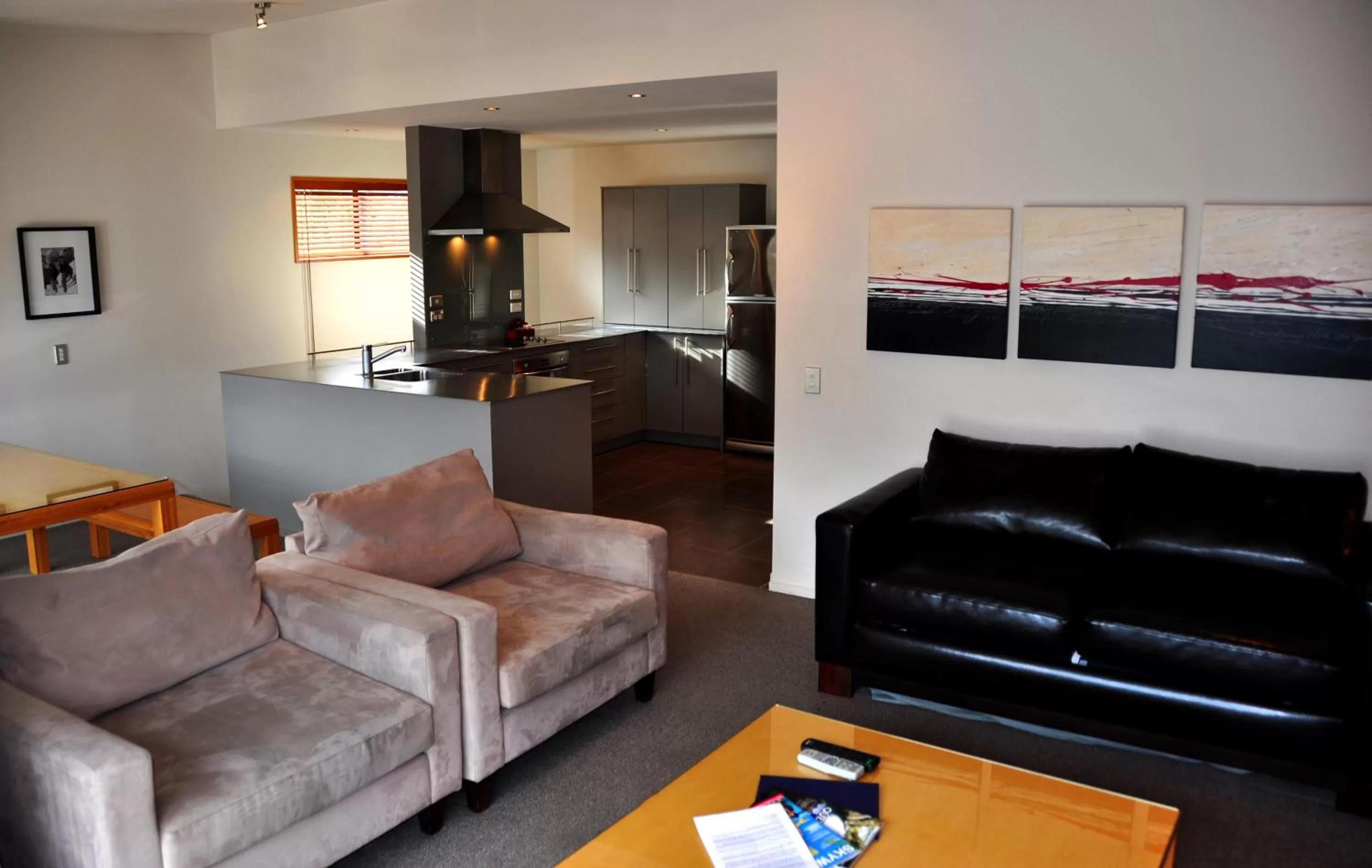 Living room in St James Apartments