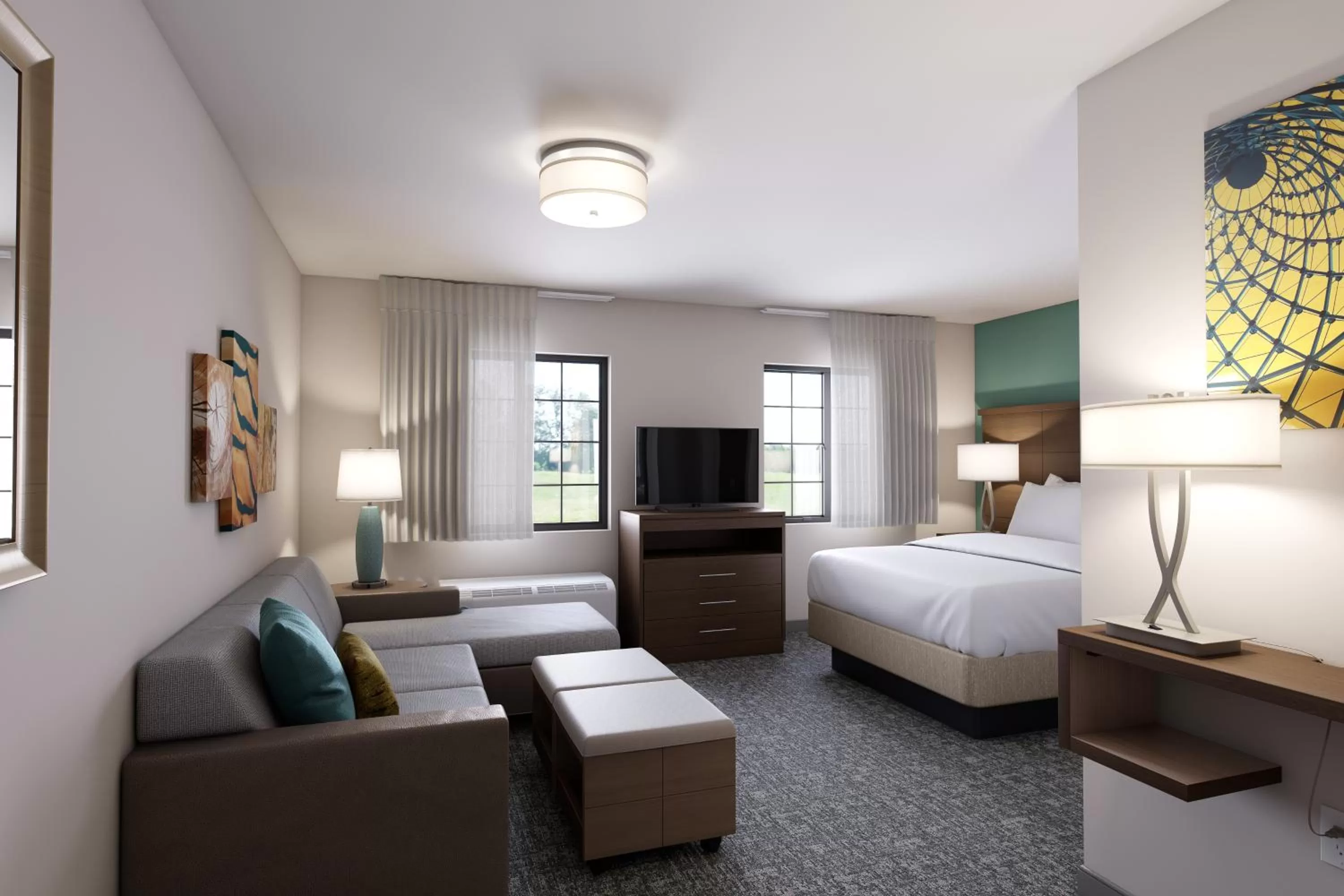Bedroom, Bed in Staybridge Suites Quantico-Stafford by IHG
