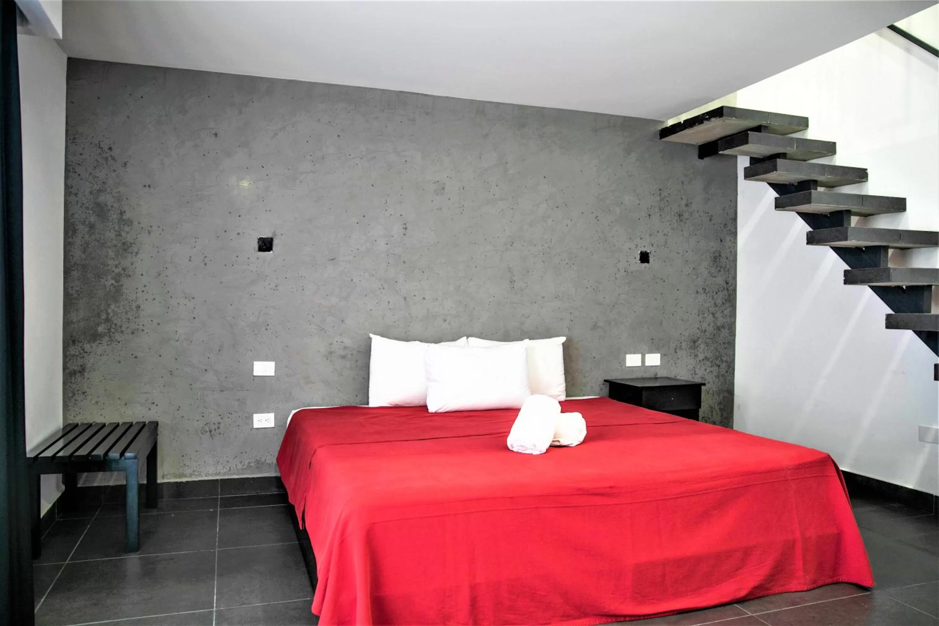 Photo of the whole room, Bed in Hotel Colonial Playa del Carmen