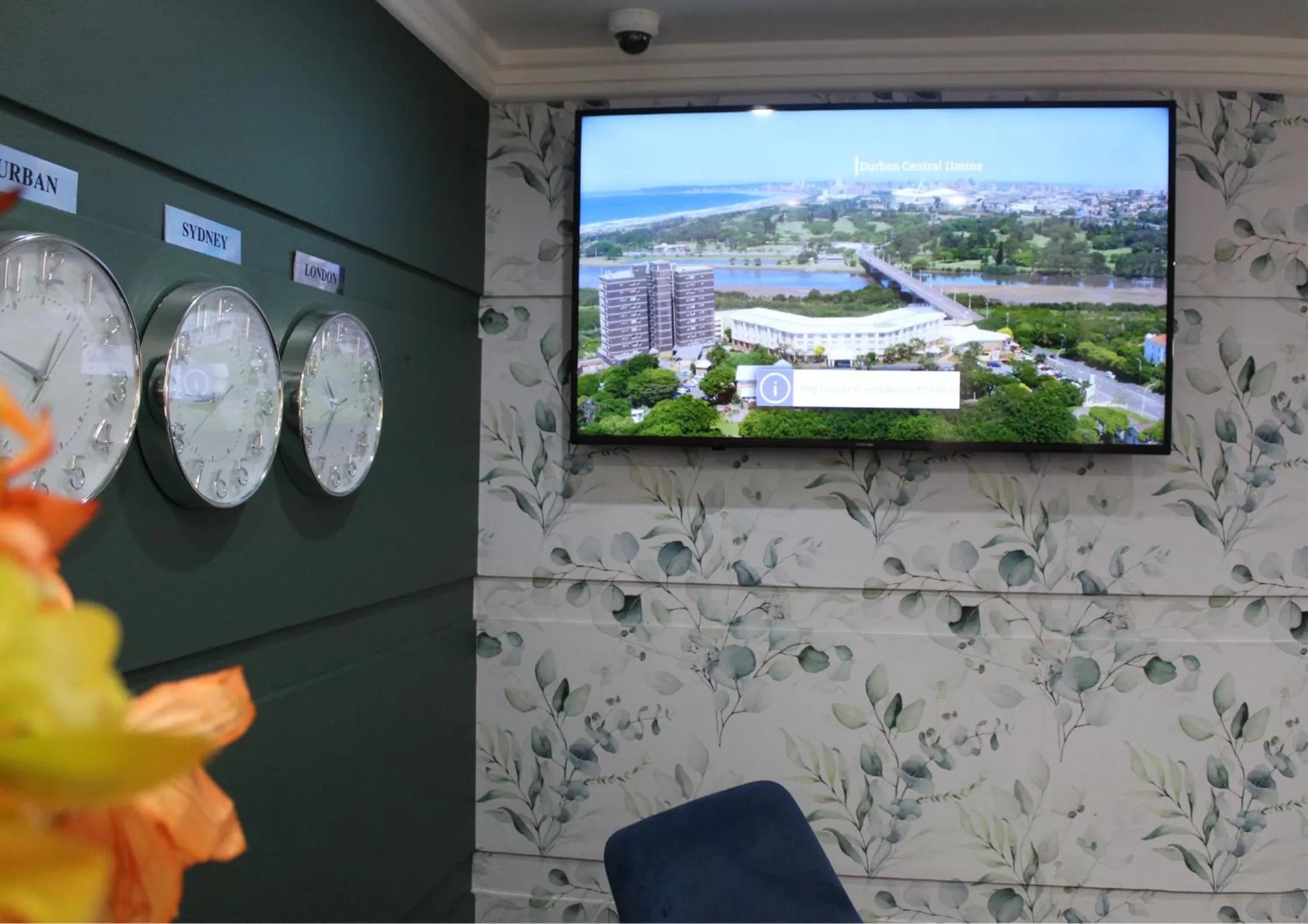 Lobby or reception in The Riverside Hotel