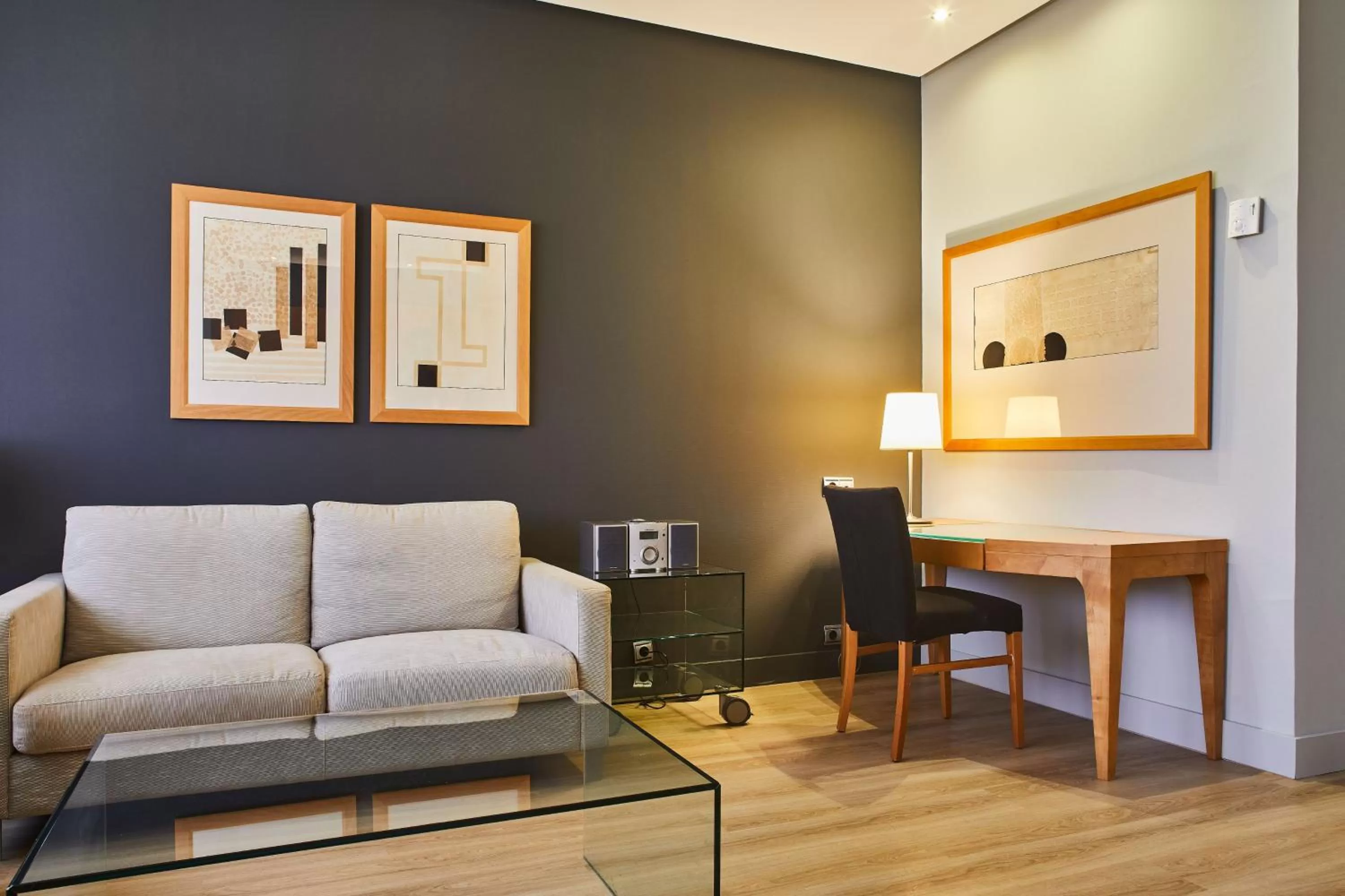 Living room in Silken Al-Andalus Palace