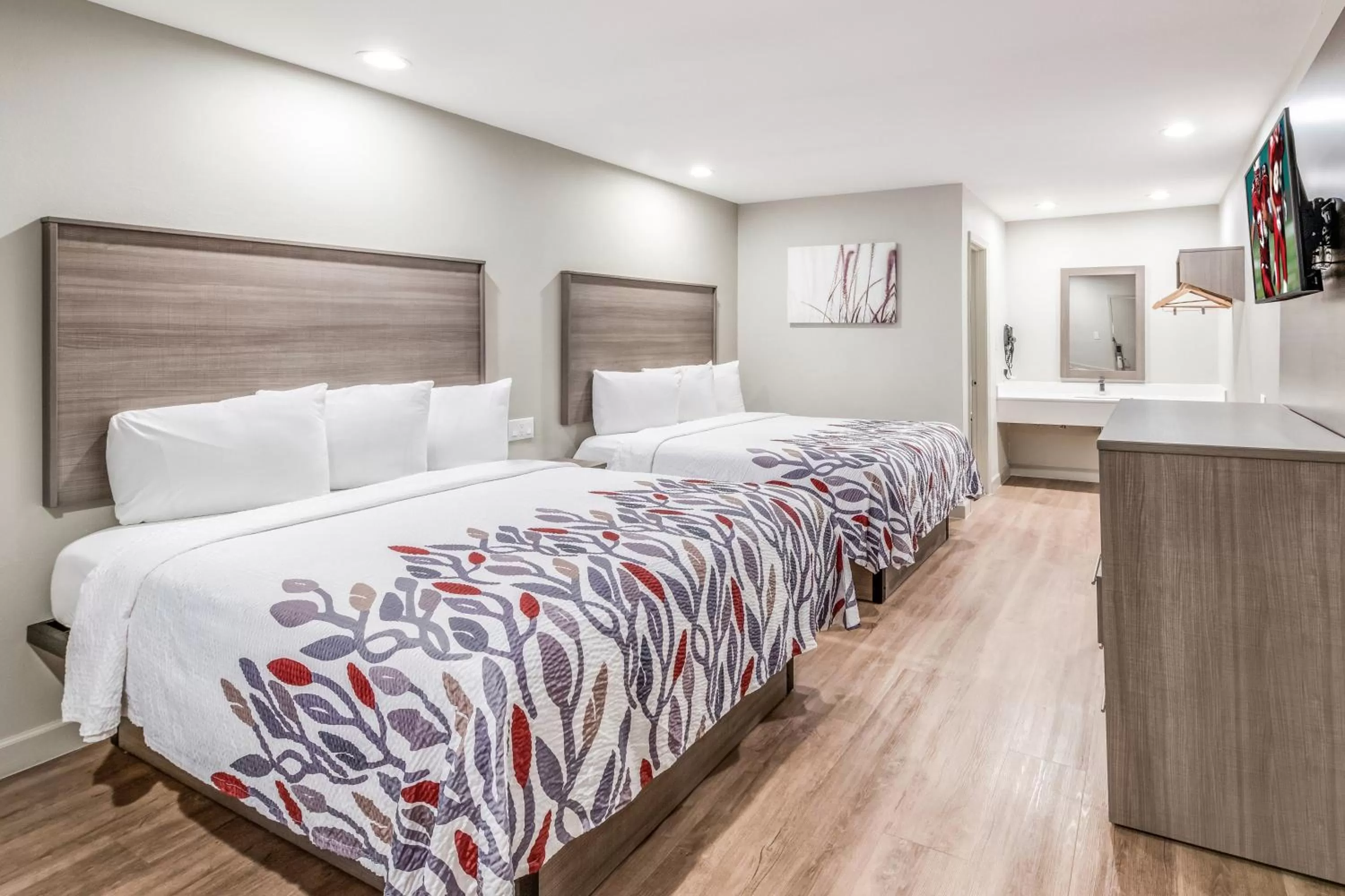 Photo of the whole room, Bed in Red Roof Inn Lewisville