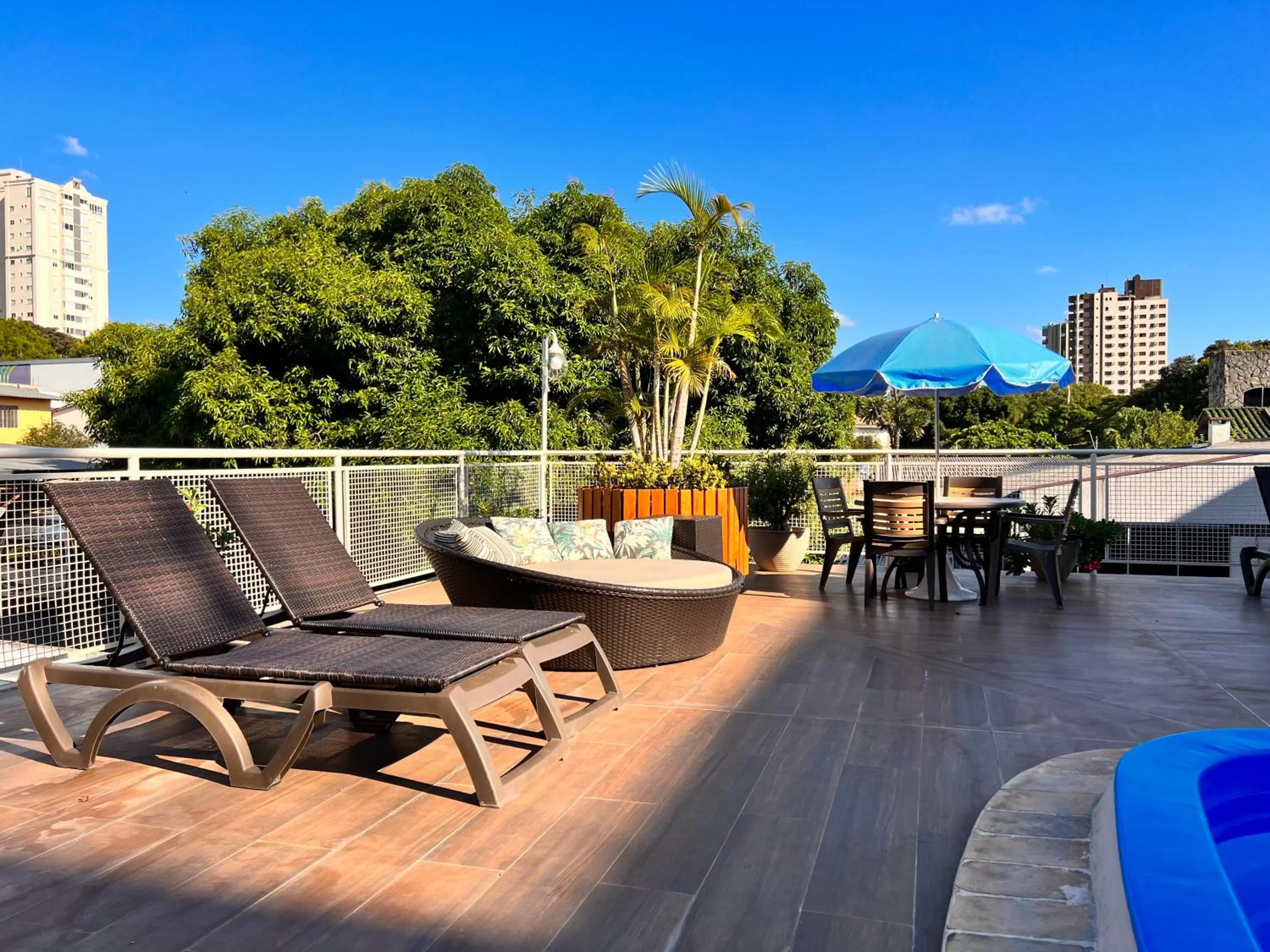 Patio in Hotel Bella Italia