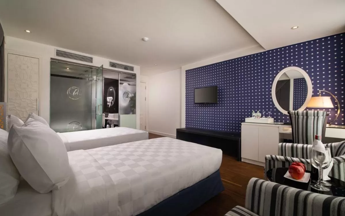 Bed in Victor Metropolis Hanoi Hotel & Rooftop Bar