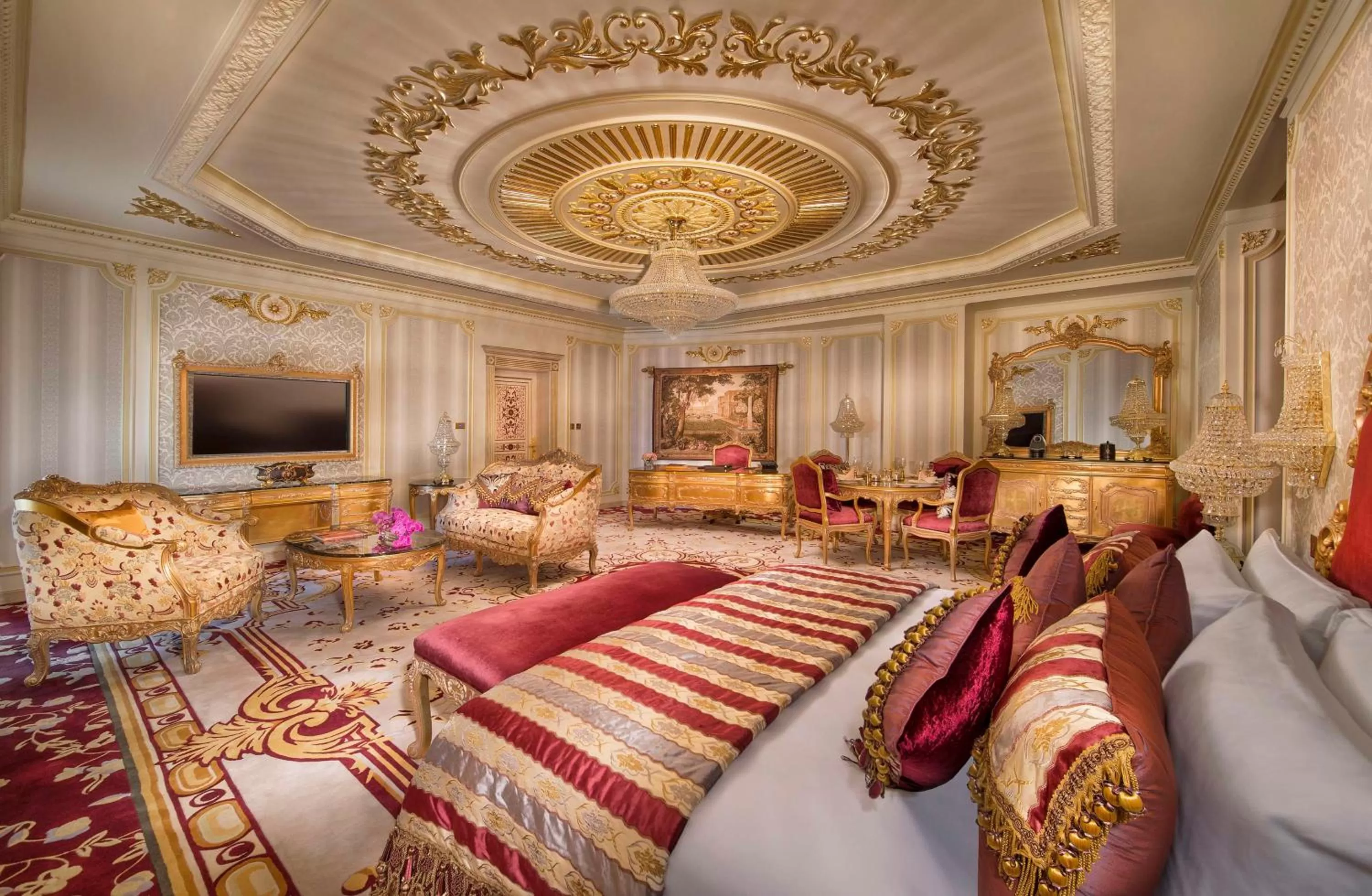 Photo of the whole room, Bed in Royal Rose Abu Dhabi, a Curio Collection by Hilton Affiliated Hotel