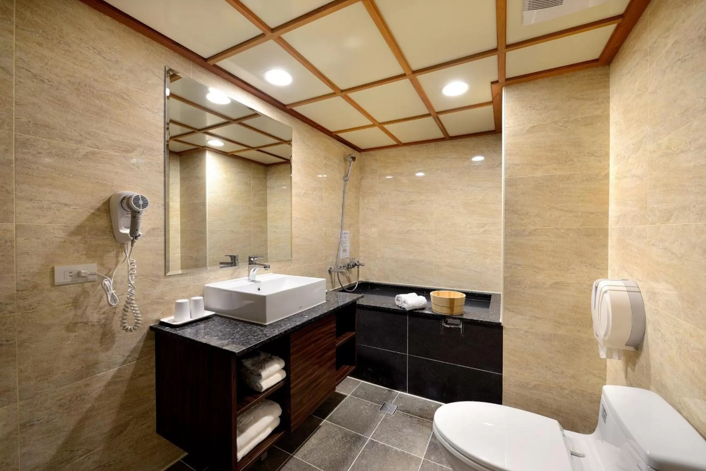 Bathroom in Chyuan Du Spring Resort