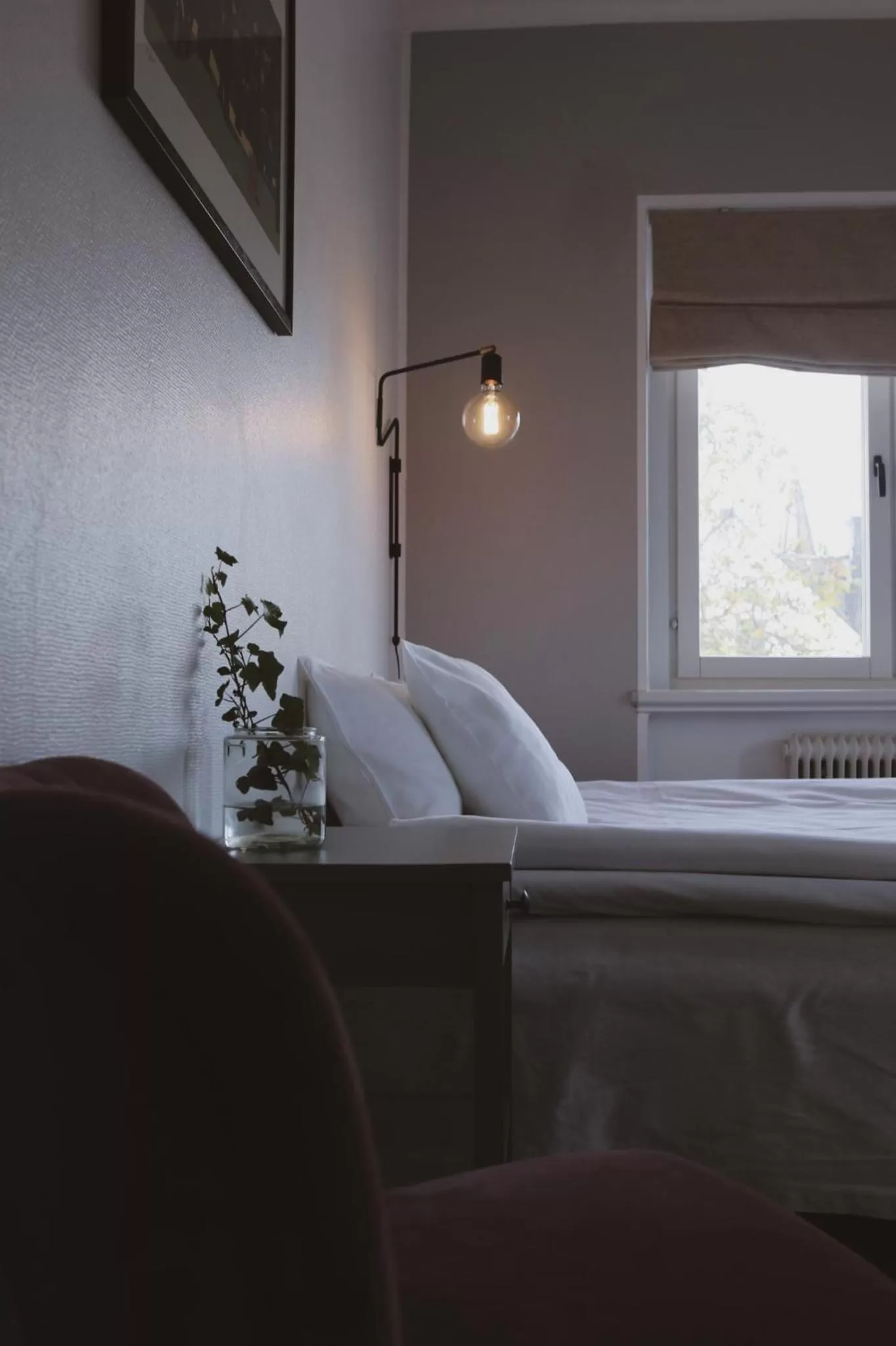 Bed in Hotell Villa Borgen