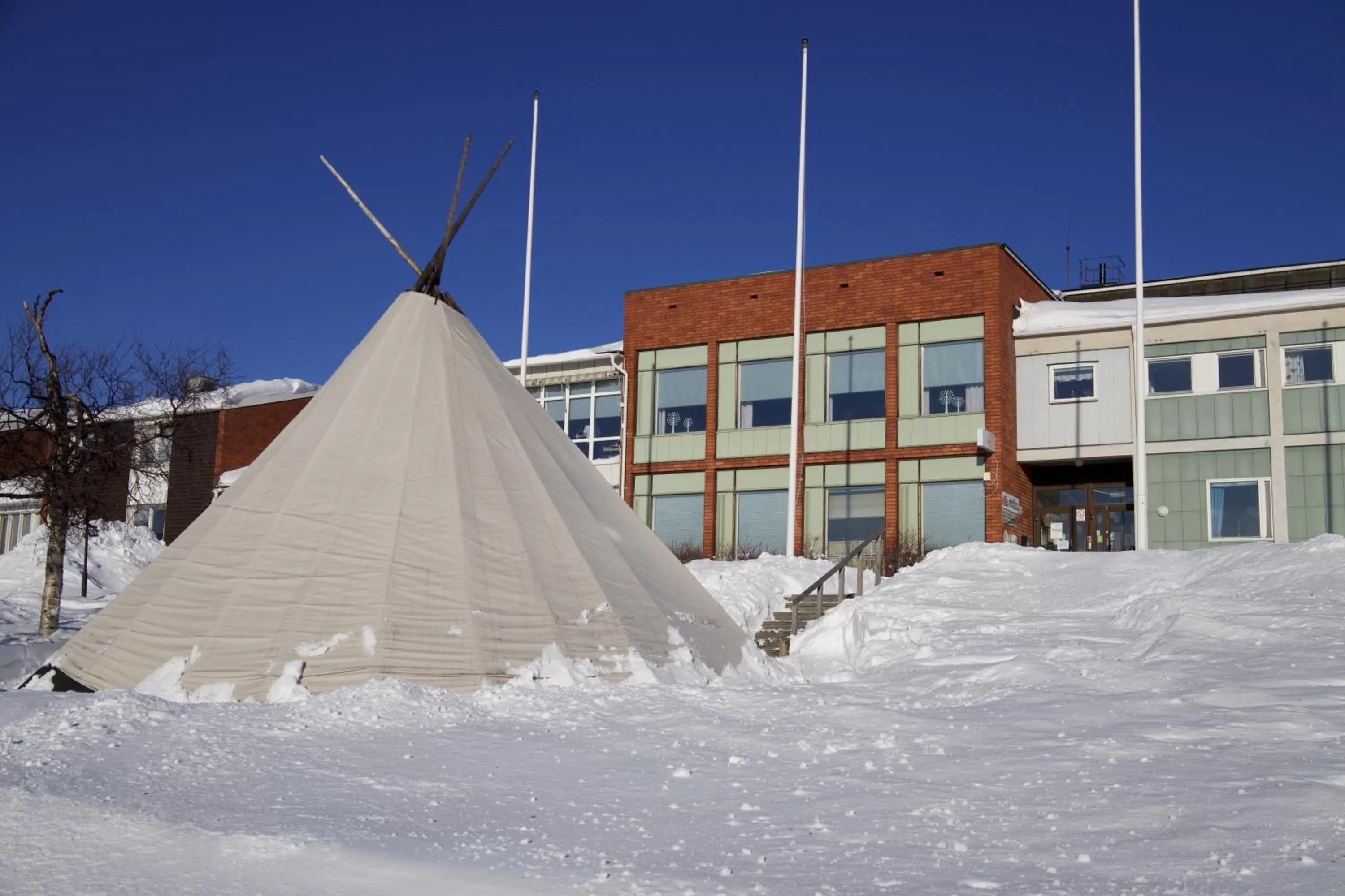 Property building in STF Malmfältens Folkhögskola