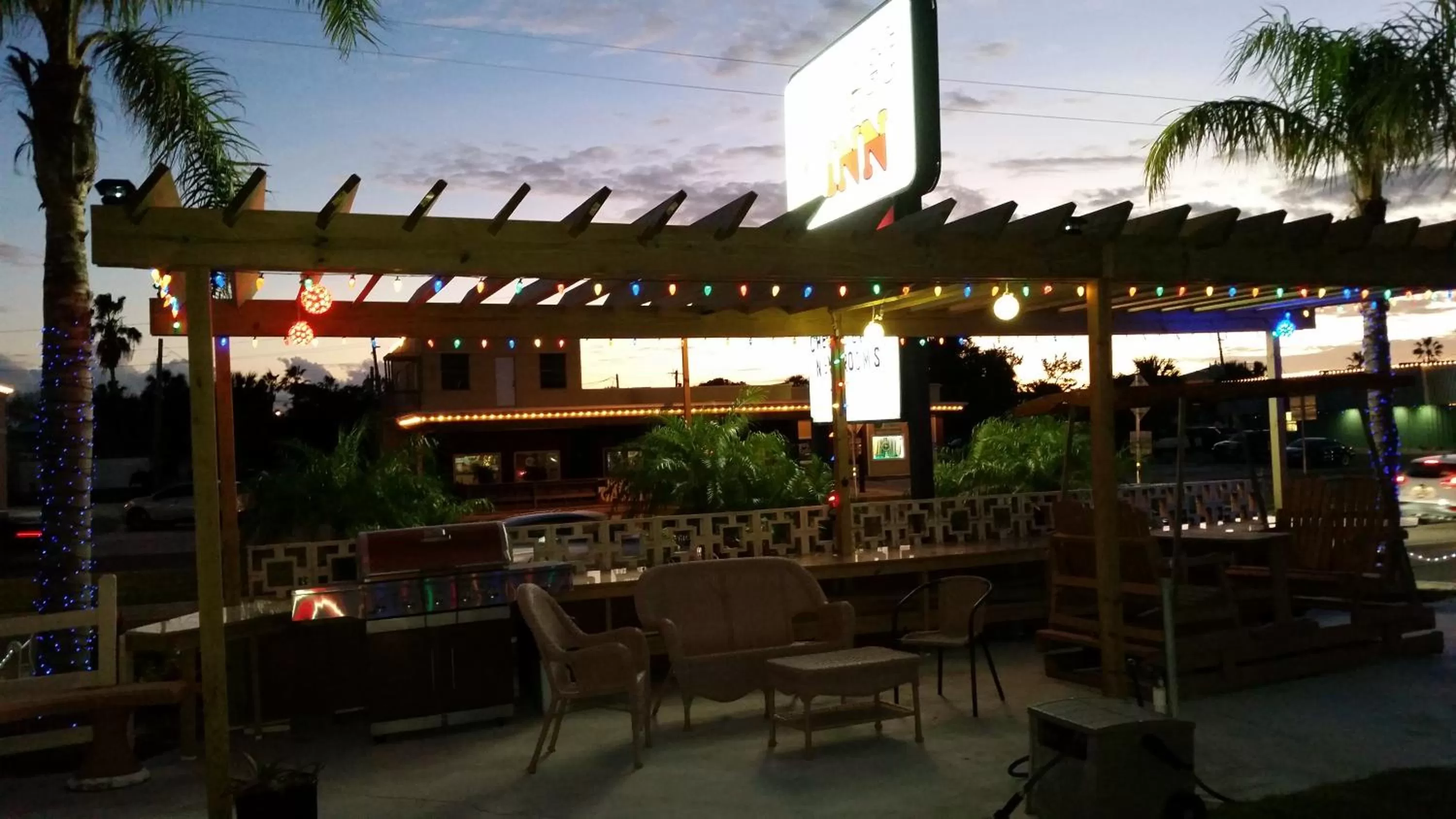 Patio in Budget Inn - Saint Augustine