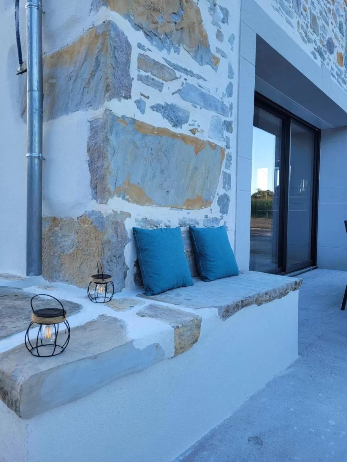 Patio, Winter in Ferme Peyroutet