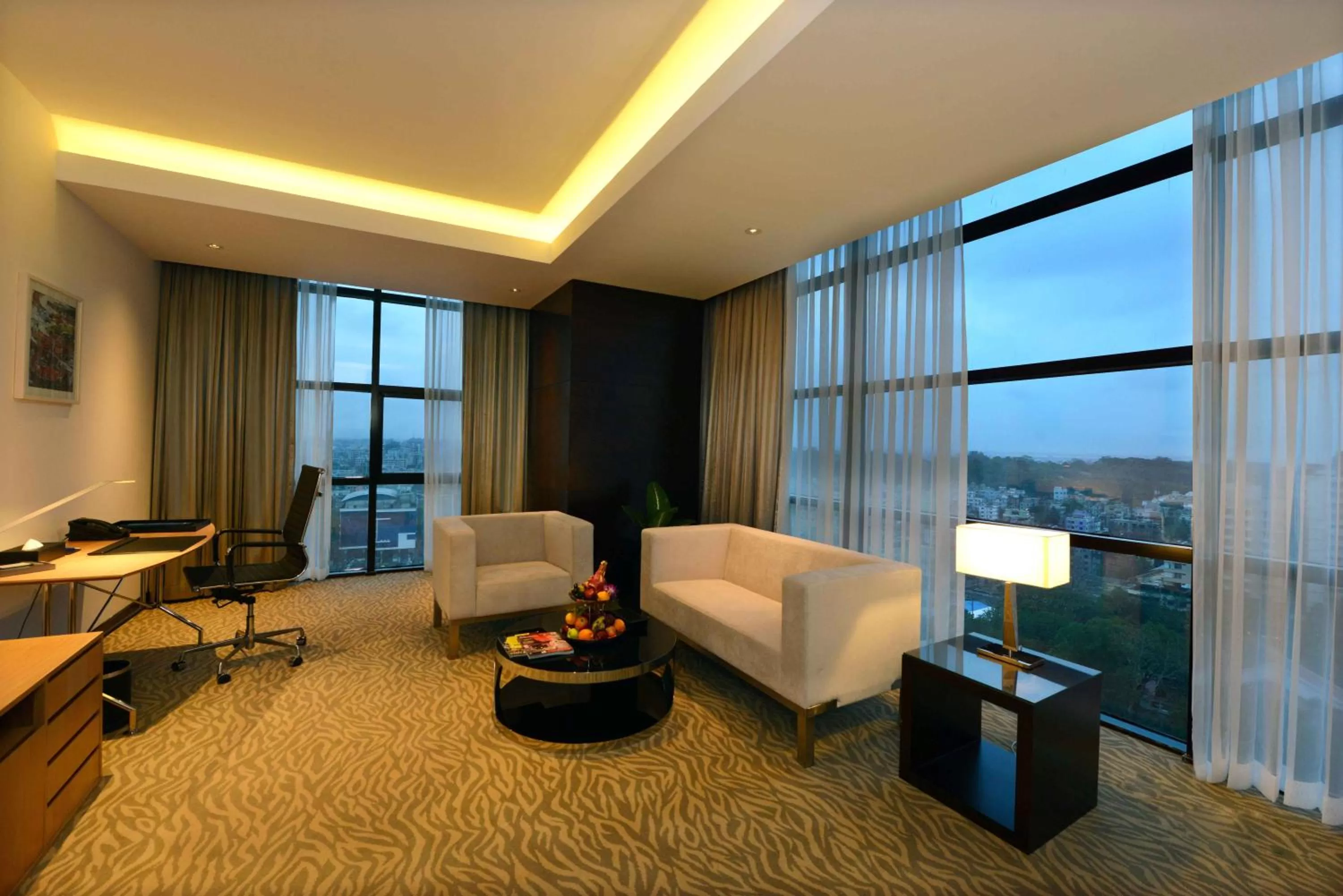 Seating area in Radisson Blu Chattogram Bay View