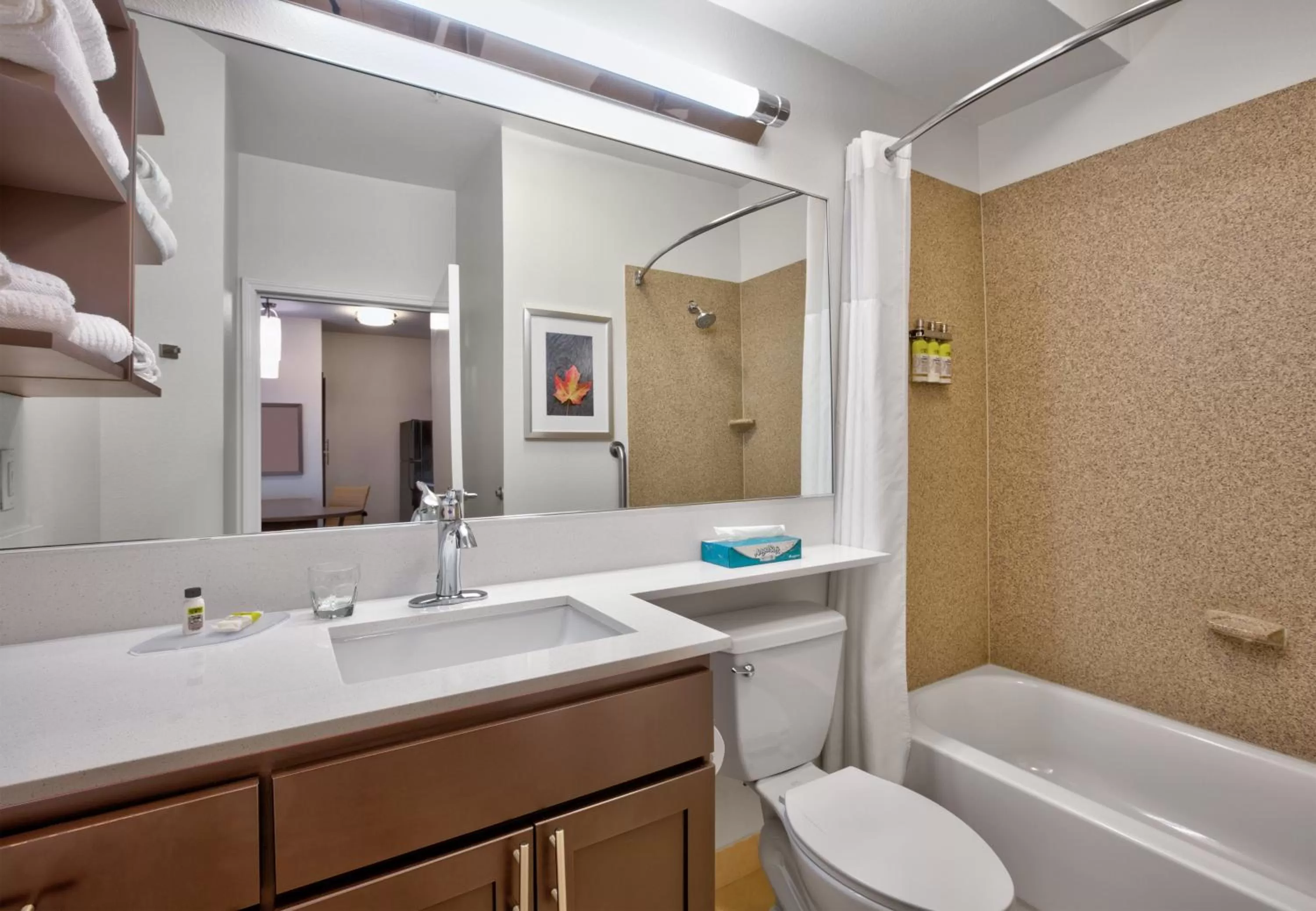 Bathroom in Candlewood Suites Dallas Fort Worth South by IHG