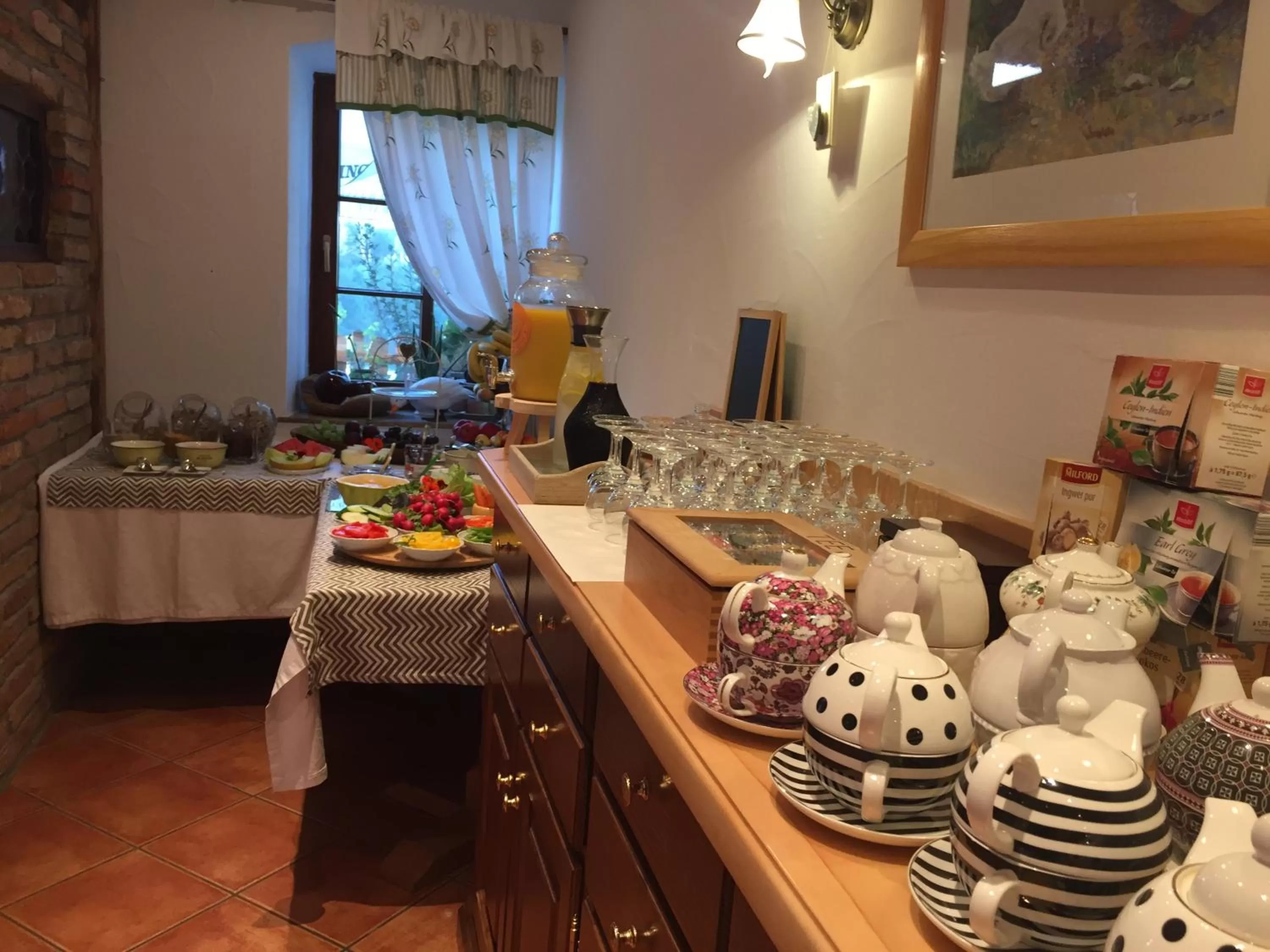 Buffet breakfast in Hotel Alpenblick