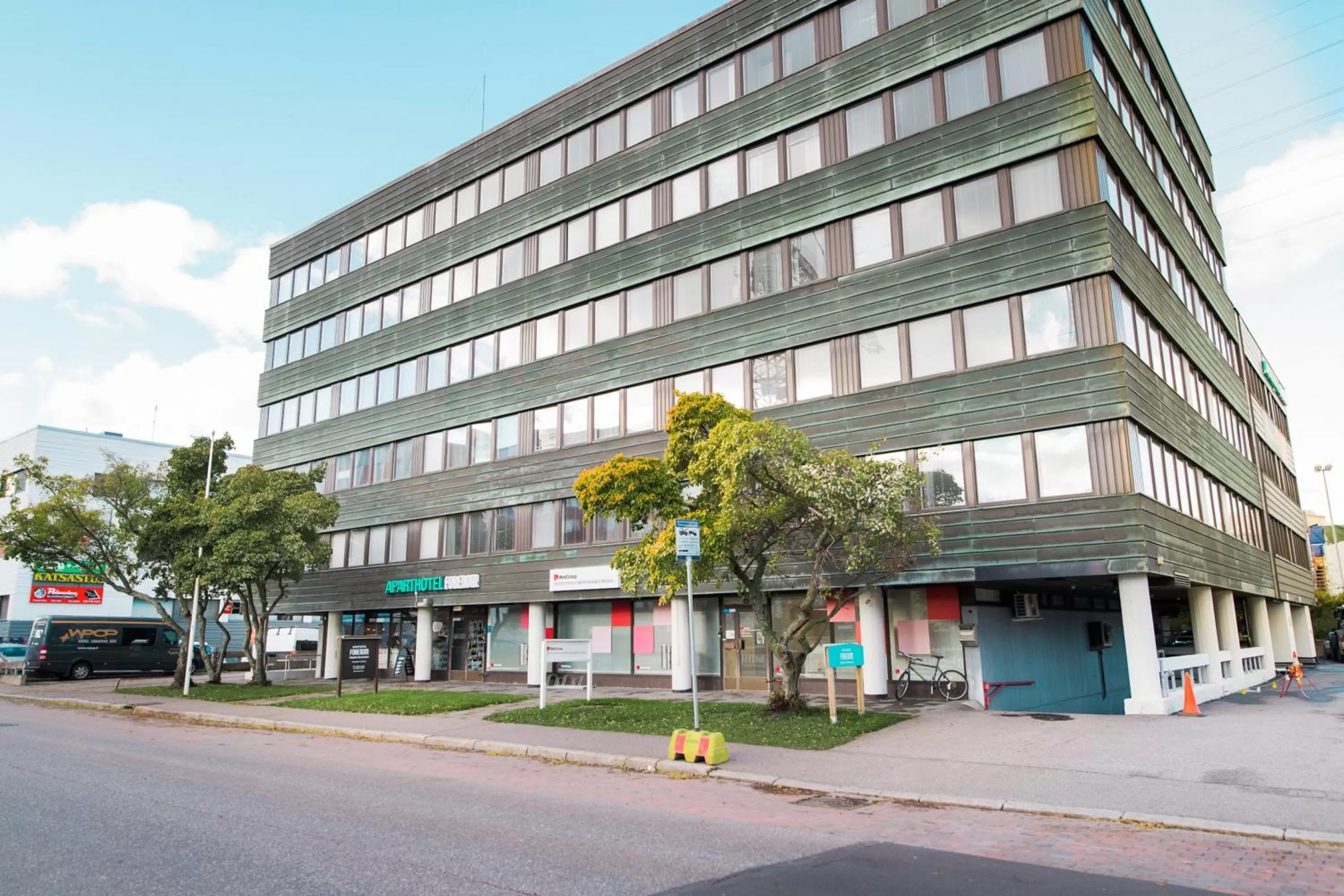 Property building in Forenom Aparthotel Helsinki Herttoniemi