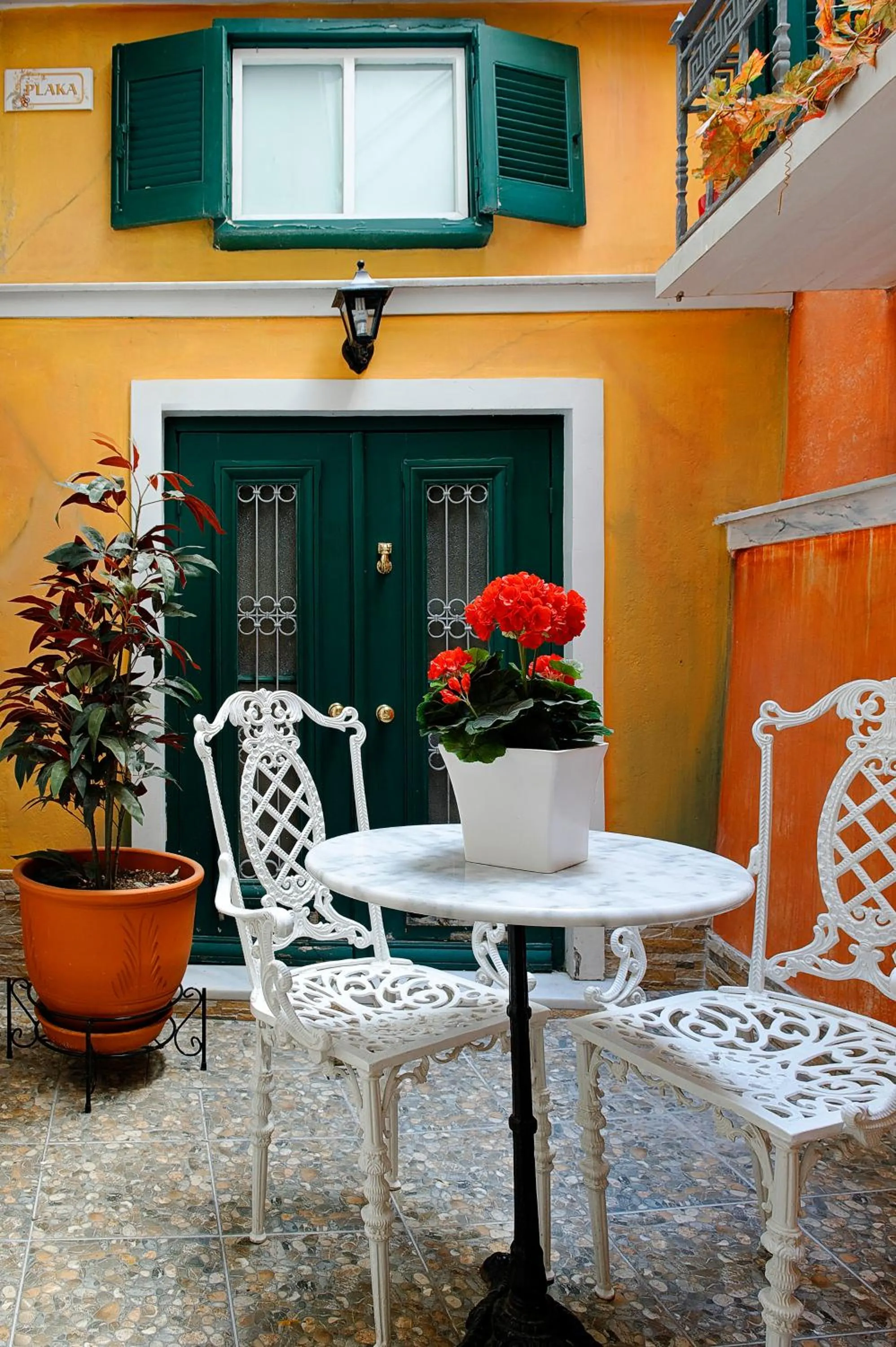 Patio in Marble House