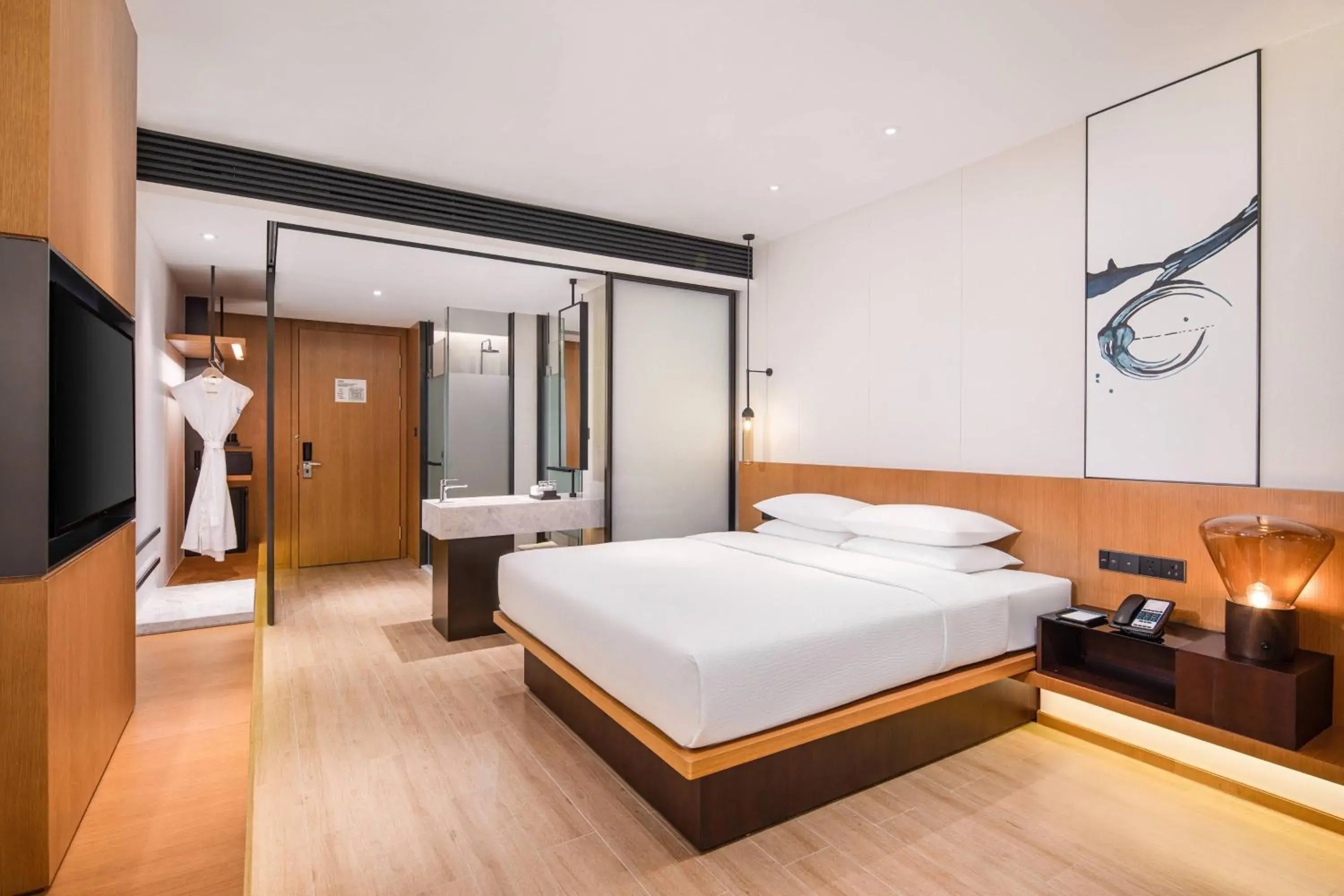 Superior King Room, Guest room, 1 King, City view in Fairfield by Marriott Foshan Nanhai Superior King Room, Guest room, 1 King, City view in Fairfield by Marriott Foshan Nanhai