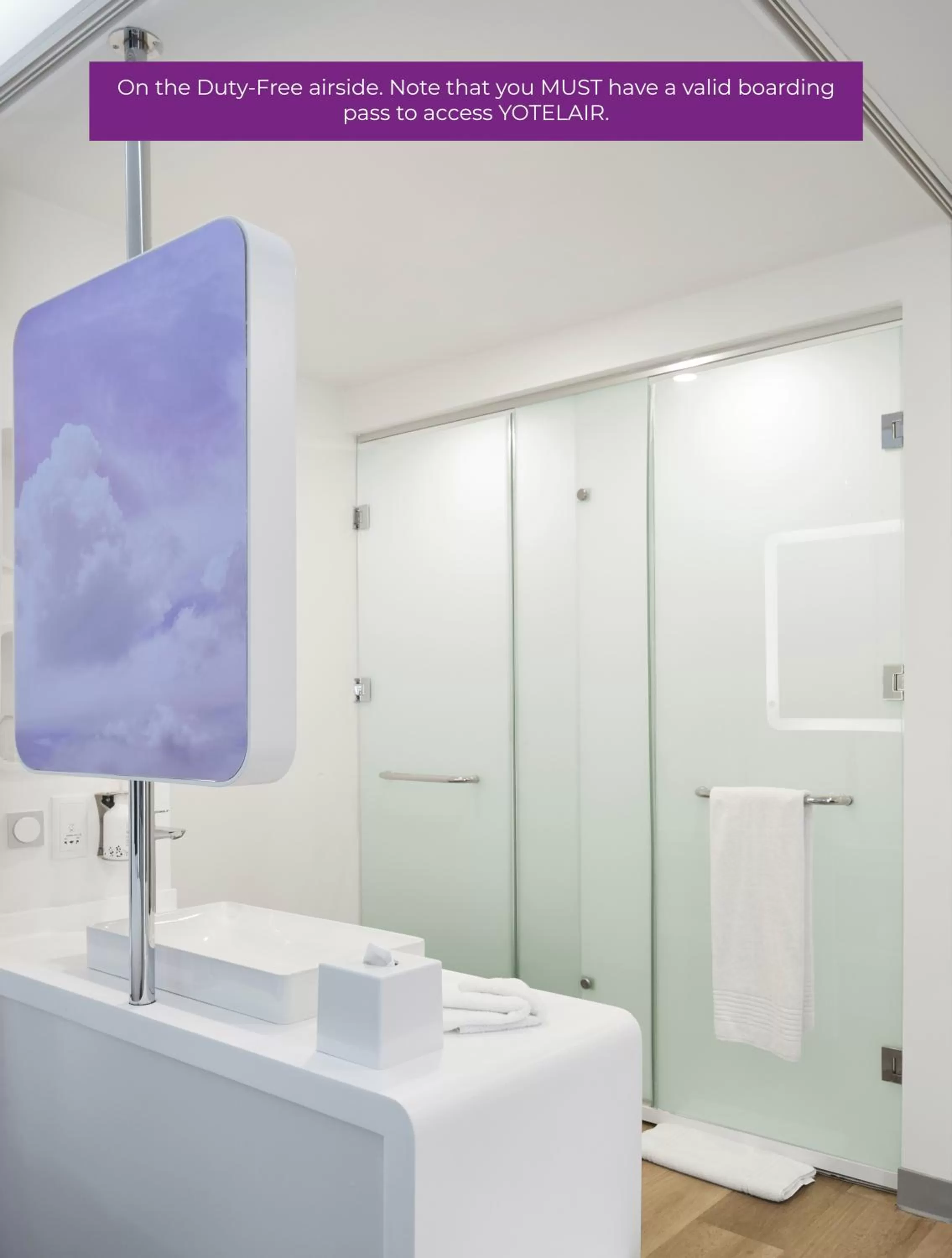 Bathroom in YOTELAIR Istanbul Airport, Duty free - International Transit area