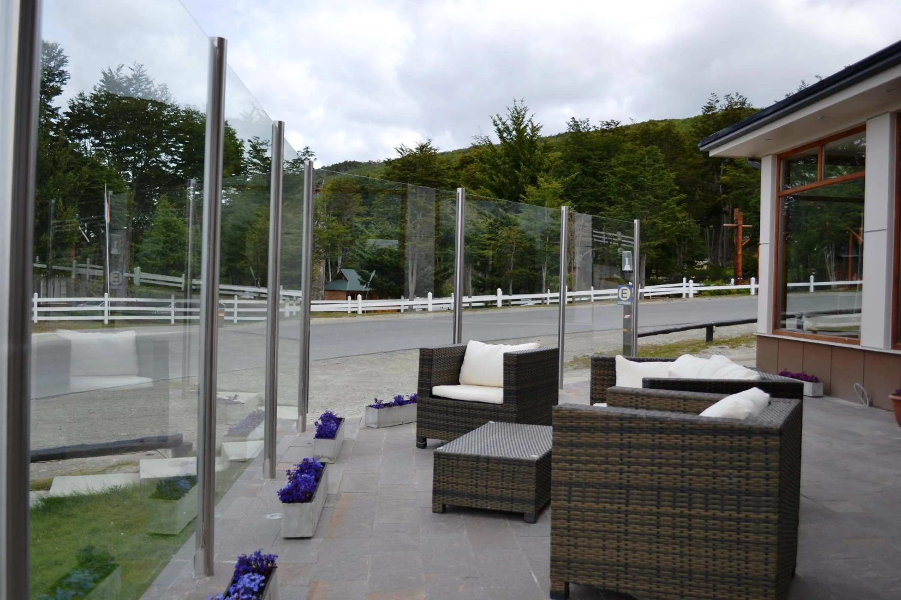 Balcony/Terrace in Altos Ushuaia Hotel & Resto