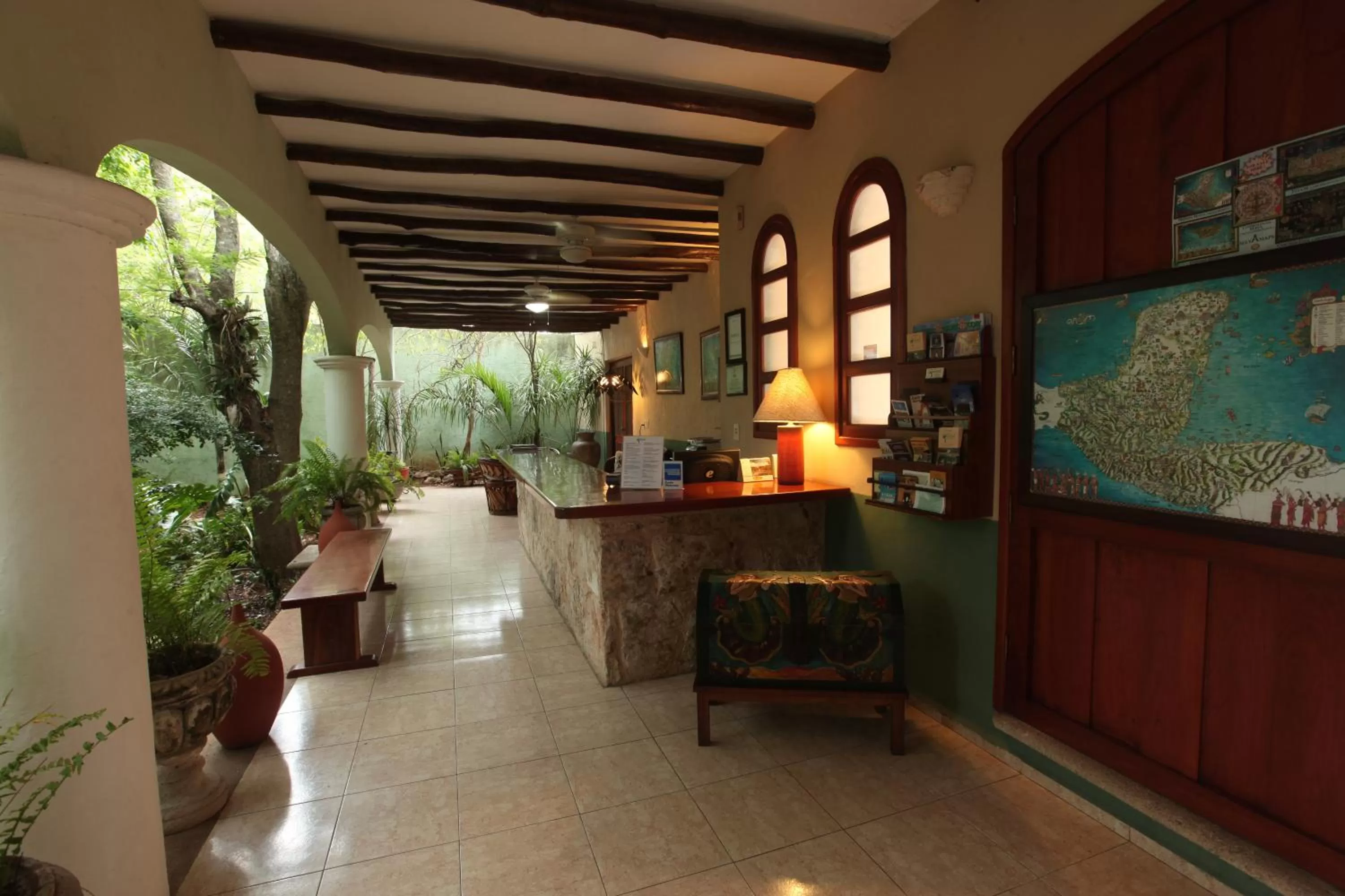 Lobby or reception in Casa Quetzal Hotel