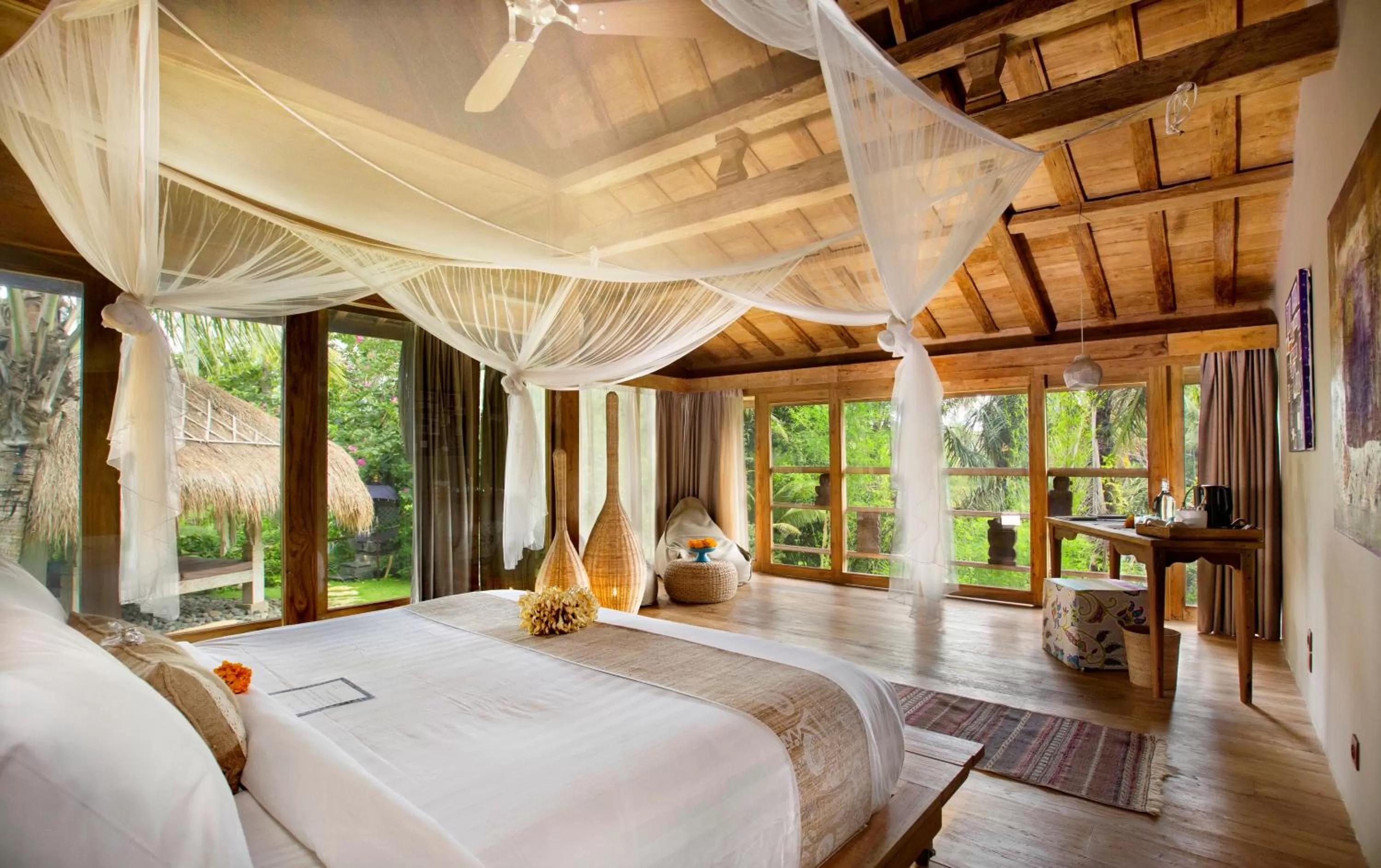 Bedroom, Bed in Blue Karma Dijiwa Ubud