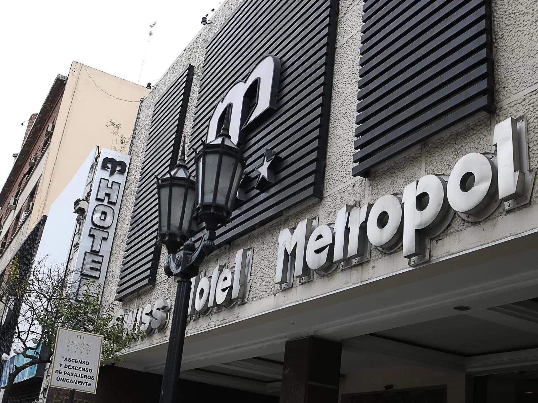 Property building, Property Logo/Sign in Hotel Metropol