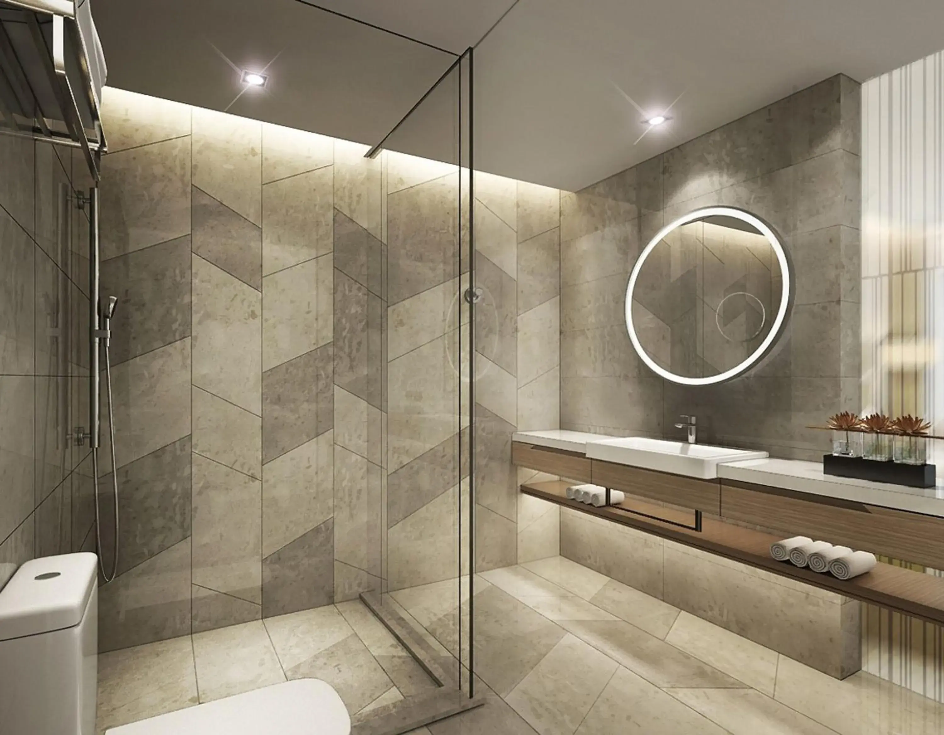 Standard Twin Room - High Floor in Holiday Inn Chengdu Qinhuang by IHG Standard Twin Room - High Floor in Holiday Inn Chengdu Qinhuang by IHG