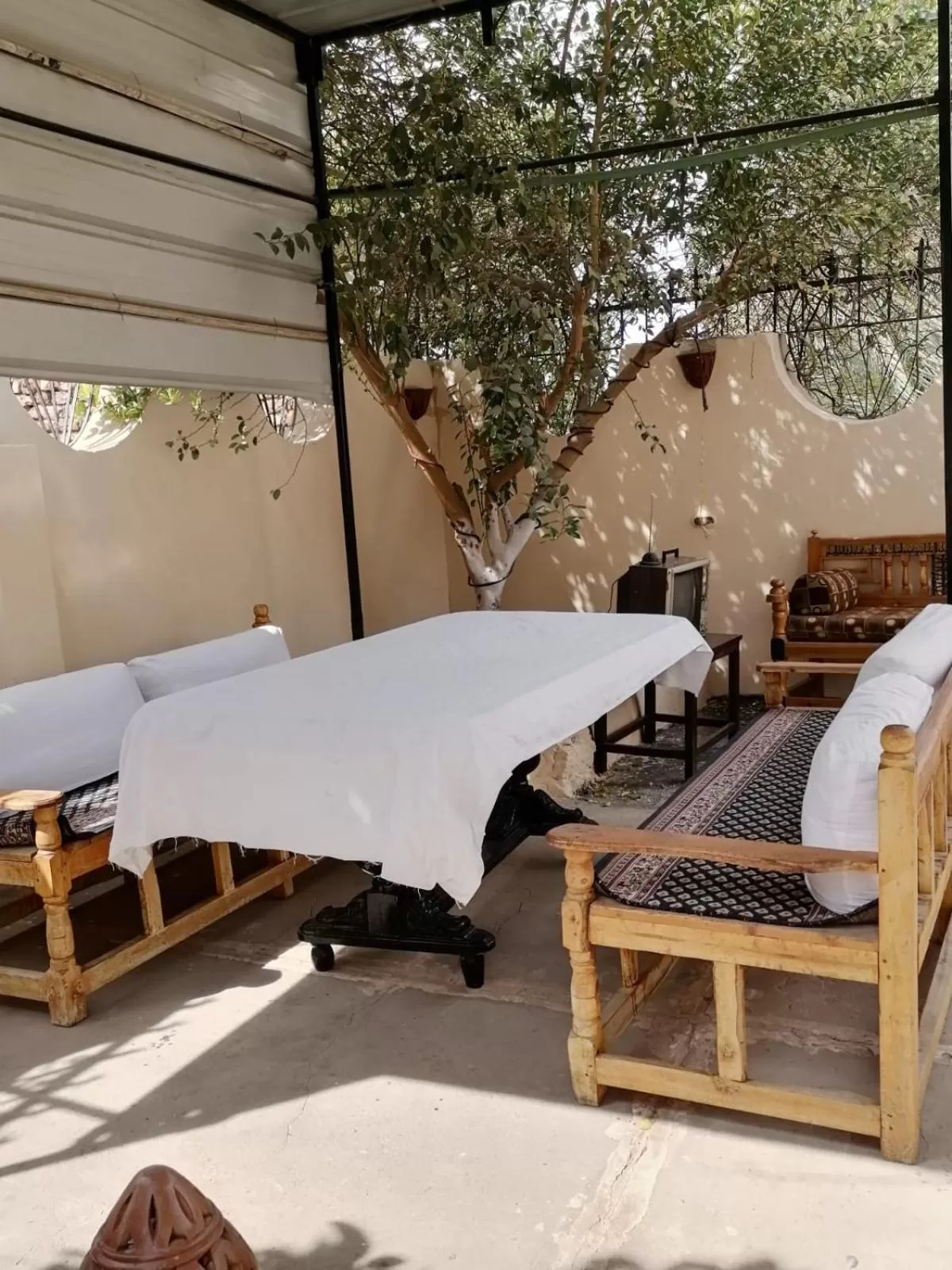 Seating area in Luxor Villa Hatshepsut