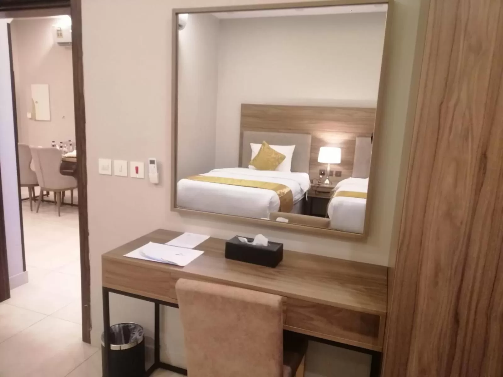 Bed in Vital House Apartments