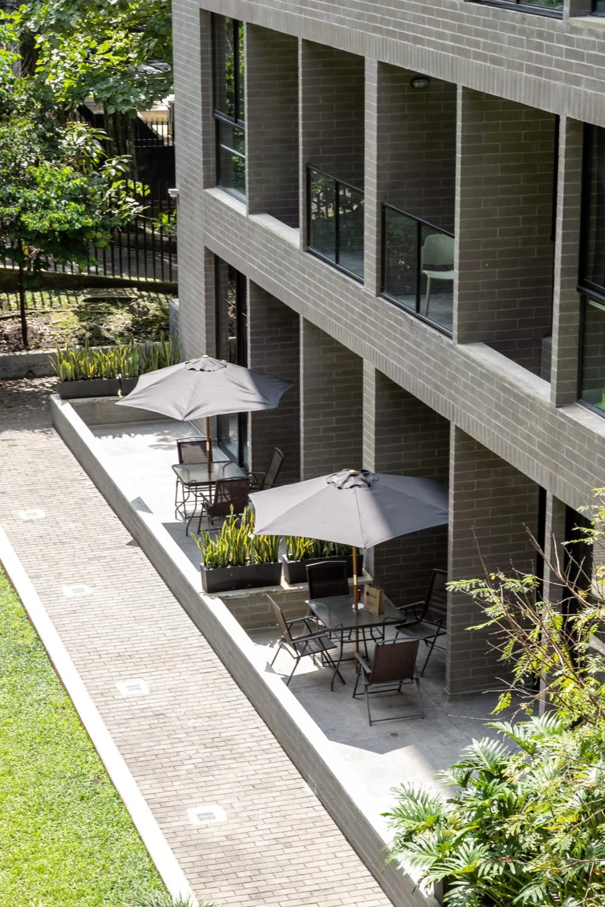 Patio in Loma Verde Aparthotel