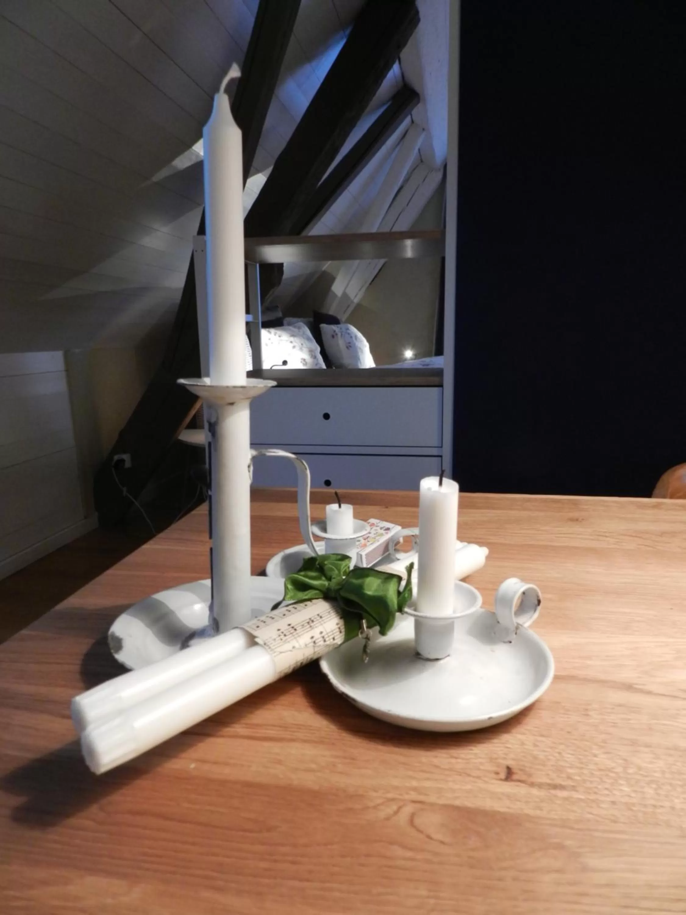 Decorative detail in Blue Wall BnB