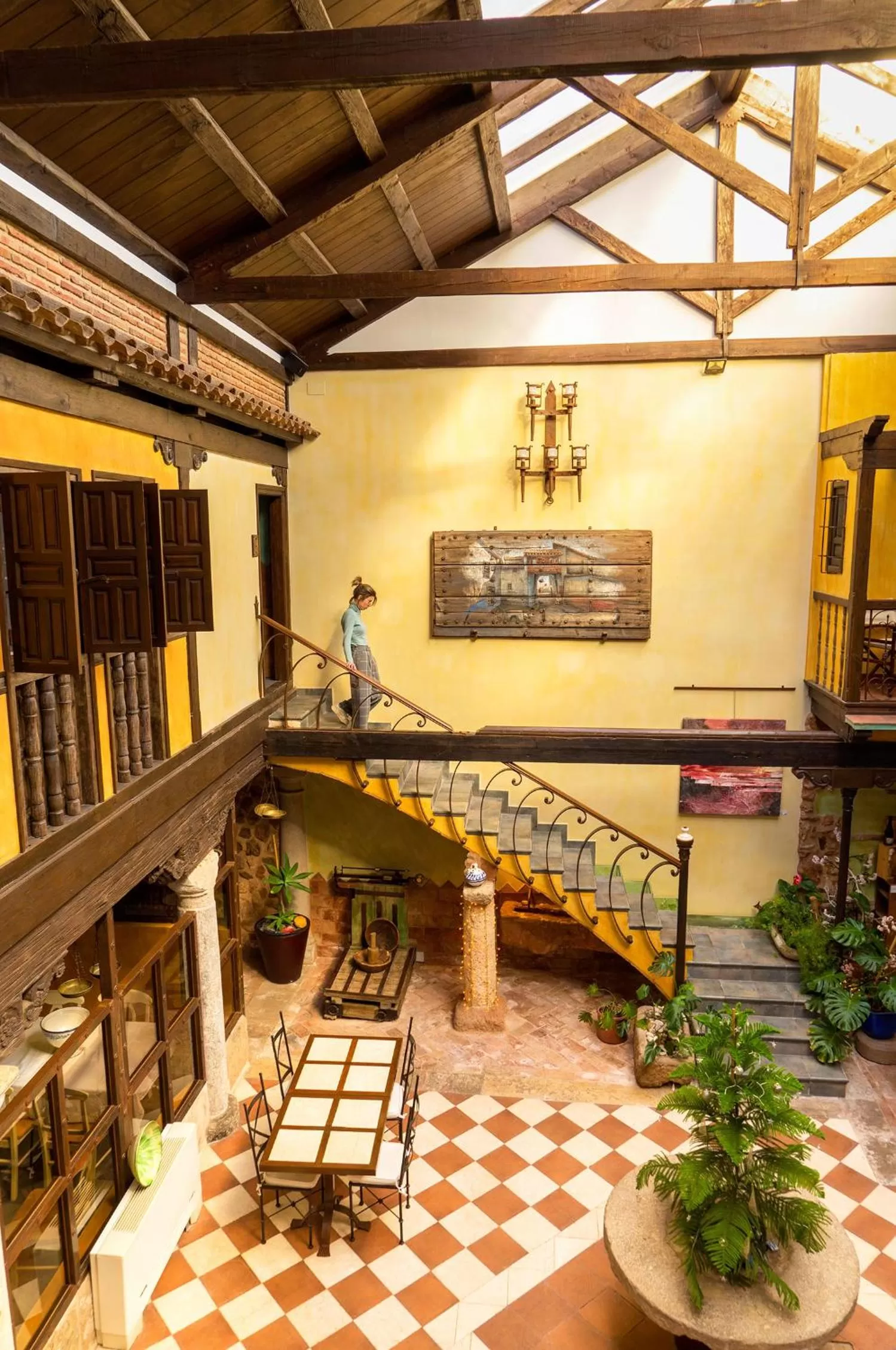 Patio in Hotel Spa La Casa del Rector Almagro
