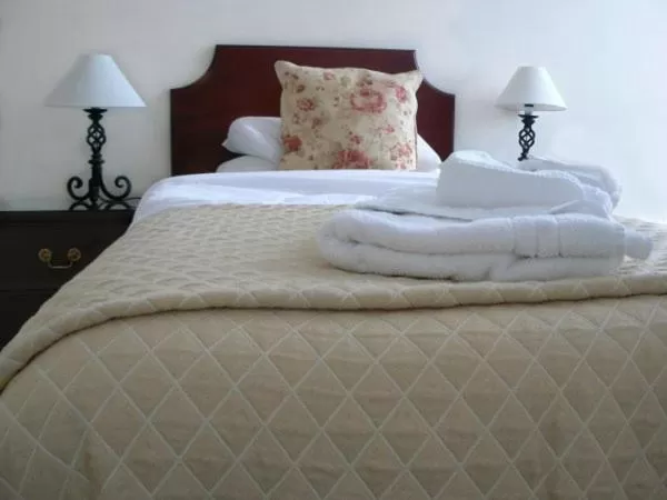 Bed in Castle House Hotel