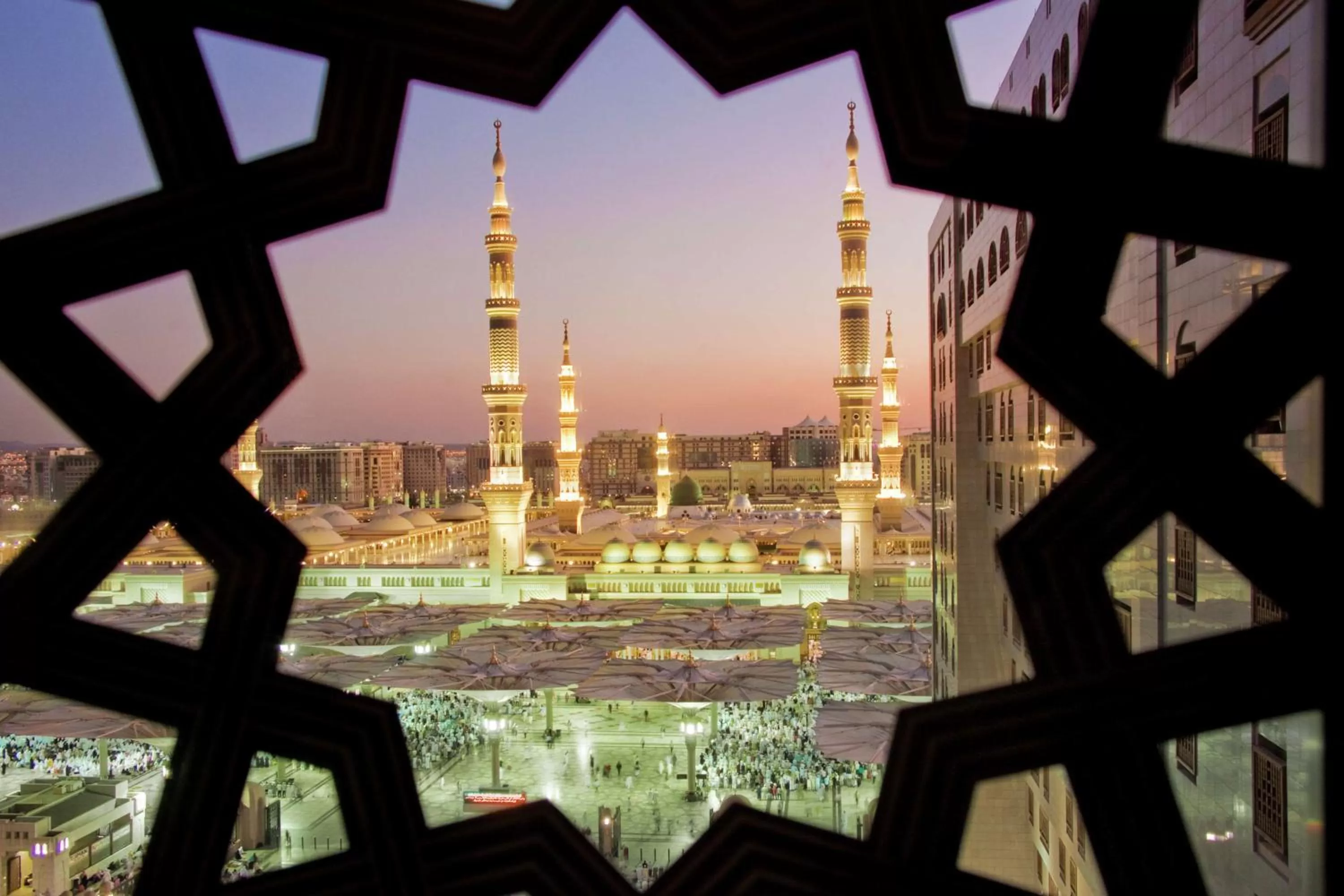 Bed in Madinah Hilton Hotel