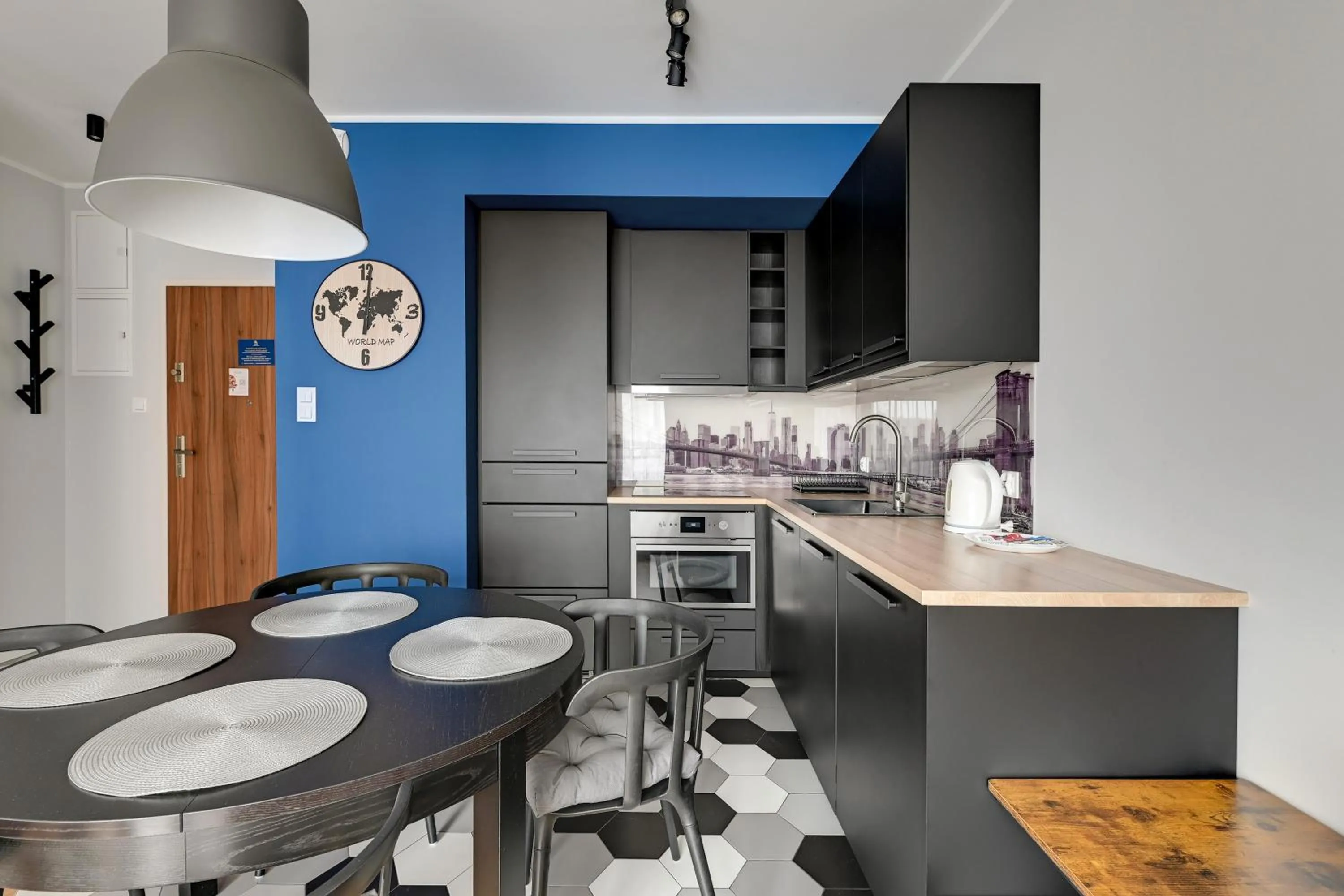 kitchen in GRANO APARTMENTS Gdańsk Motława SPA & Wellness