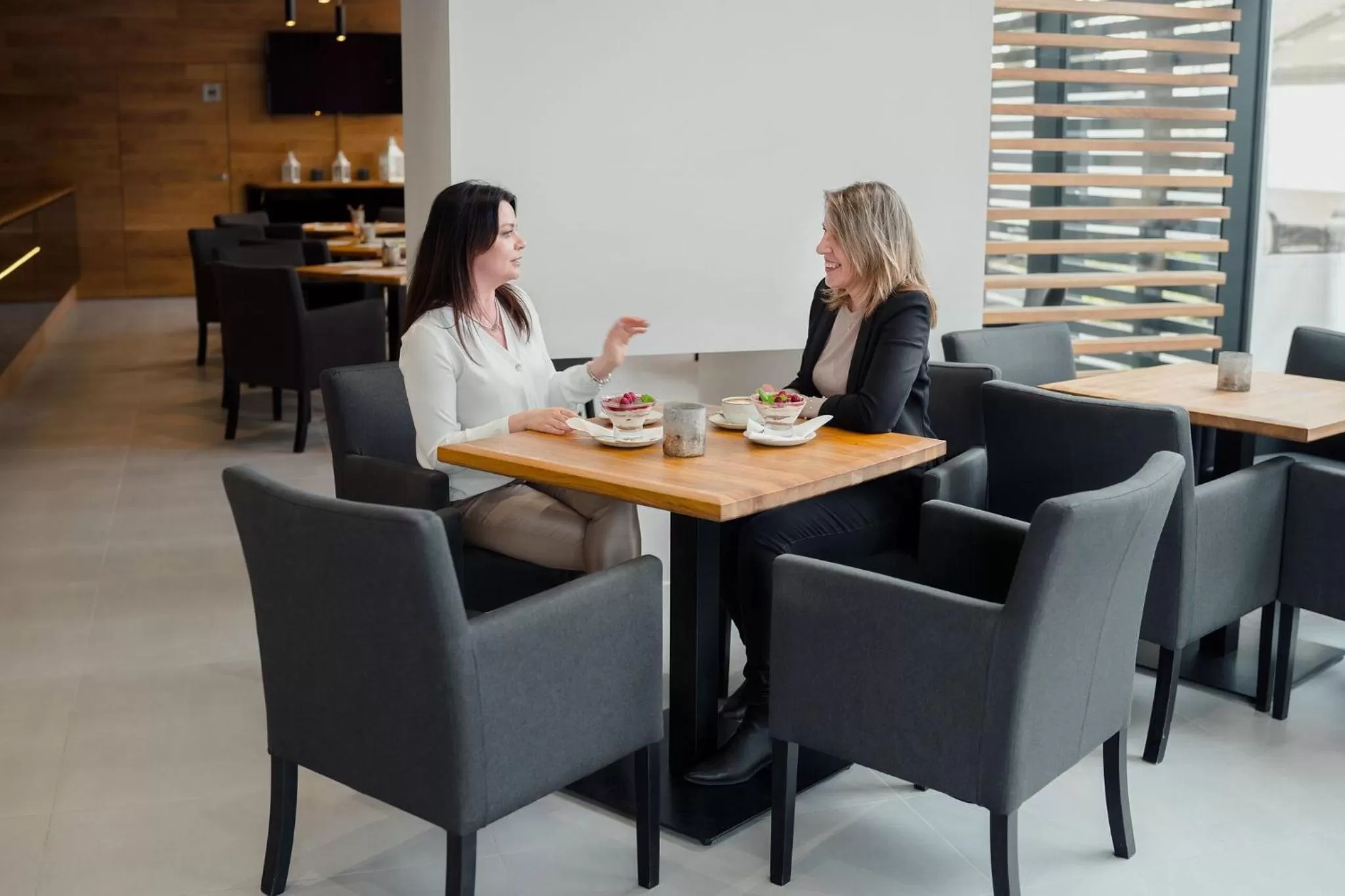 Seating area in Molo Park Mielno