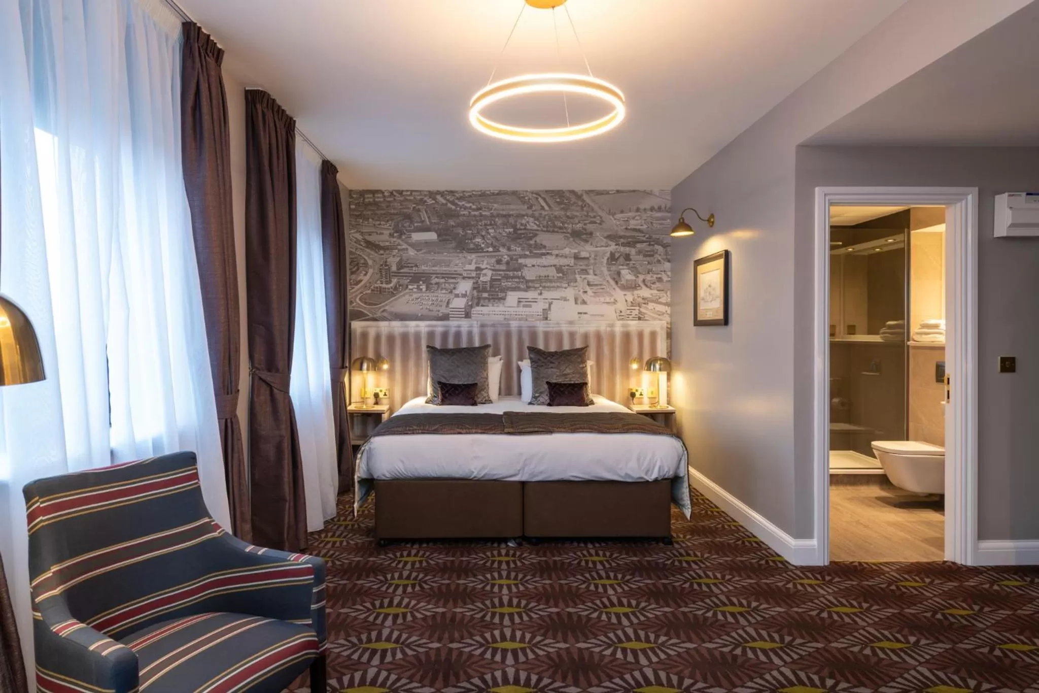 Bed in The Saxon Crown Wetherspoon