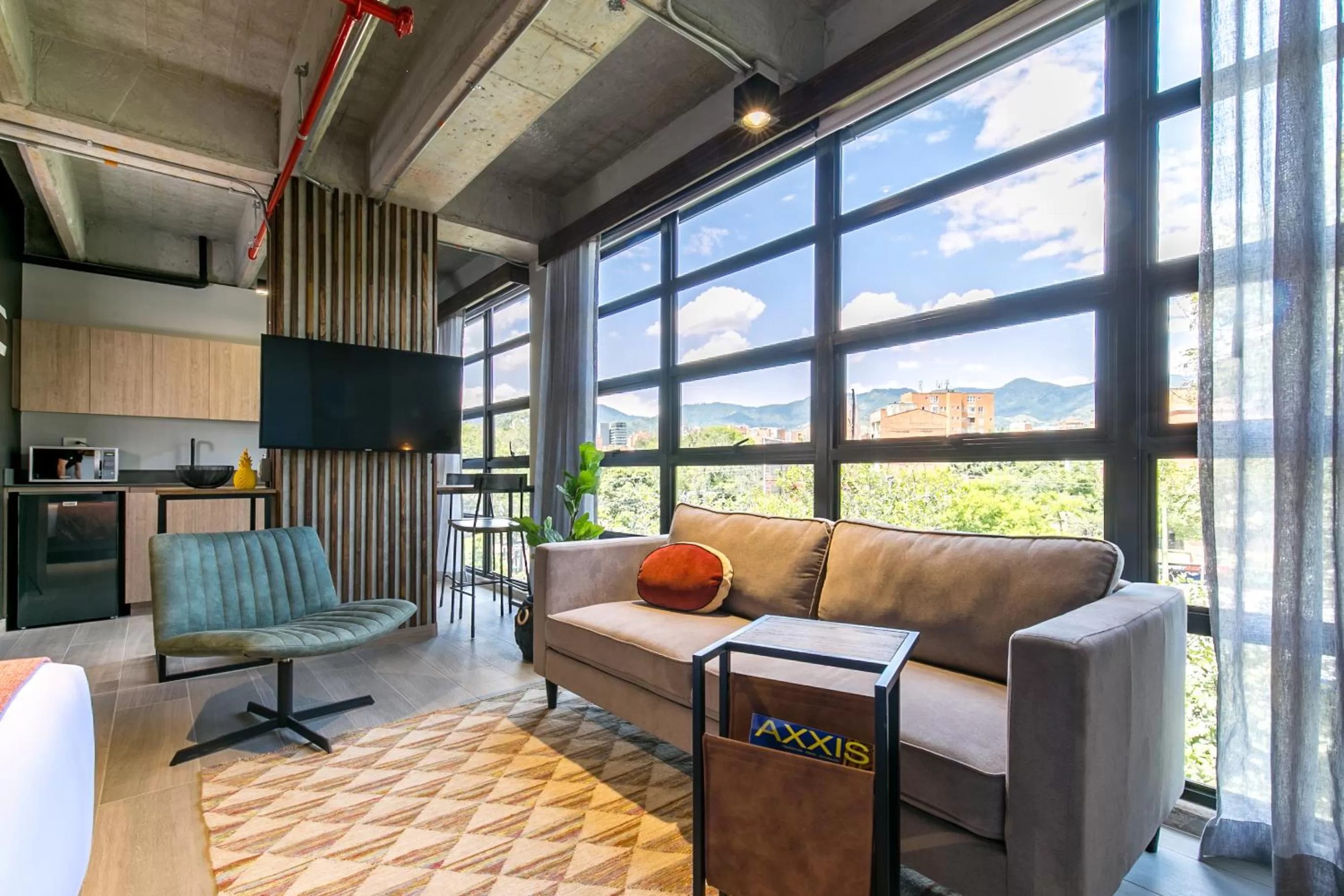 Kitchen or kitchenette in Factory Lofts Hotel