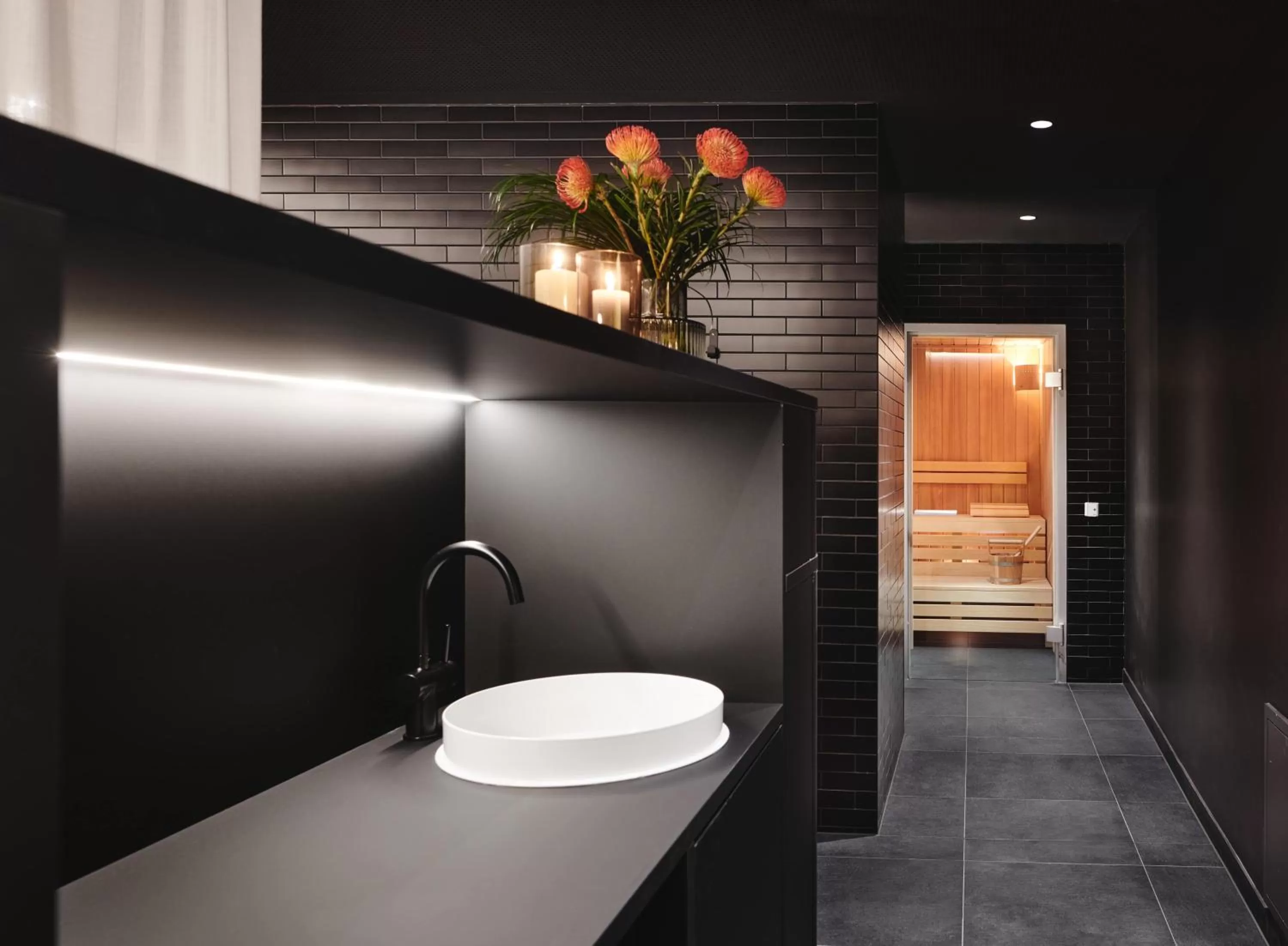 Sauna in Hotel Gilbert