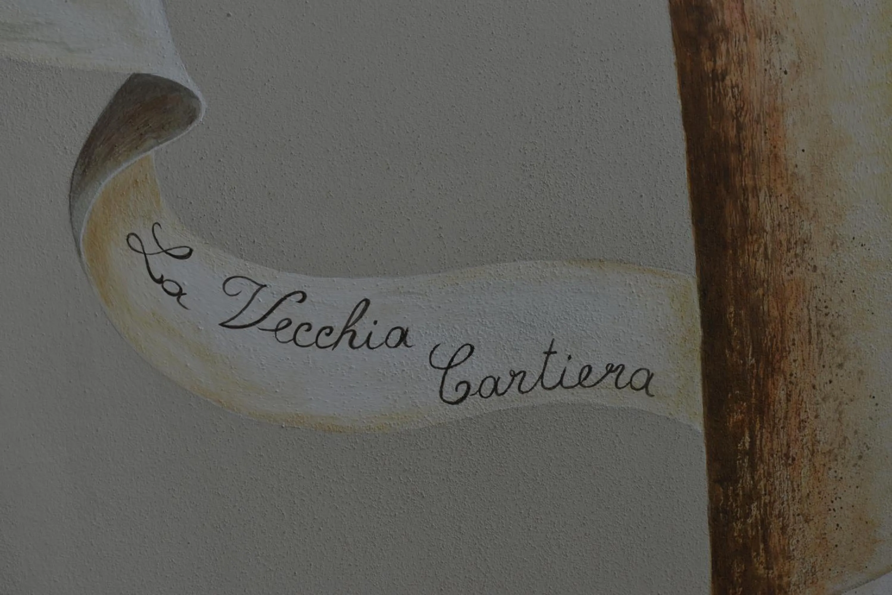 Decorative detail in La Vecchia Cartiera
