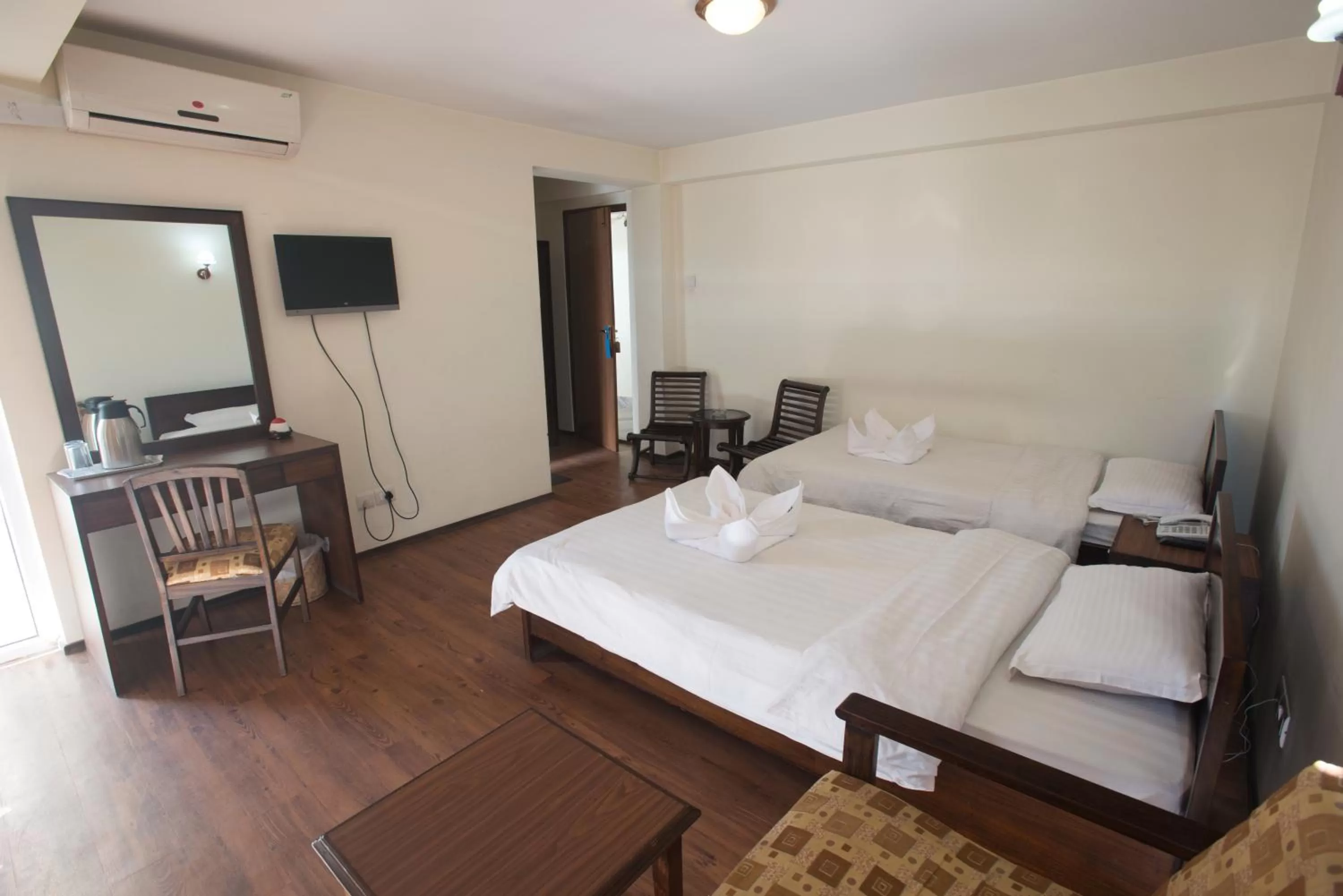 Photo of the whole room, Bed in Hotel Yambu kathmandu