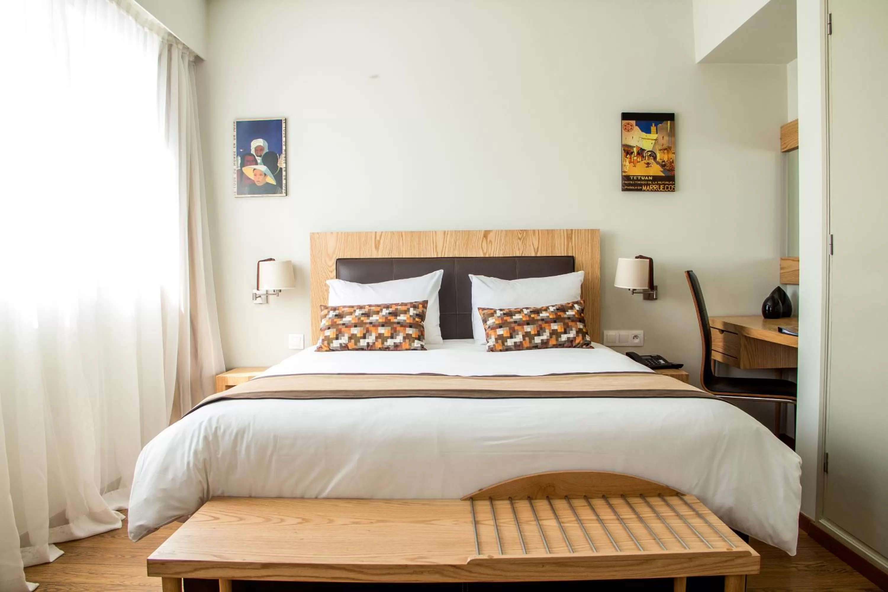 Decorative detail, Bed in Le Pietri Urban Hotel