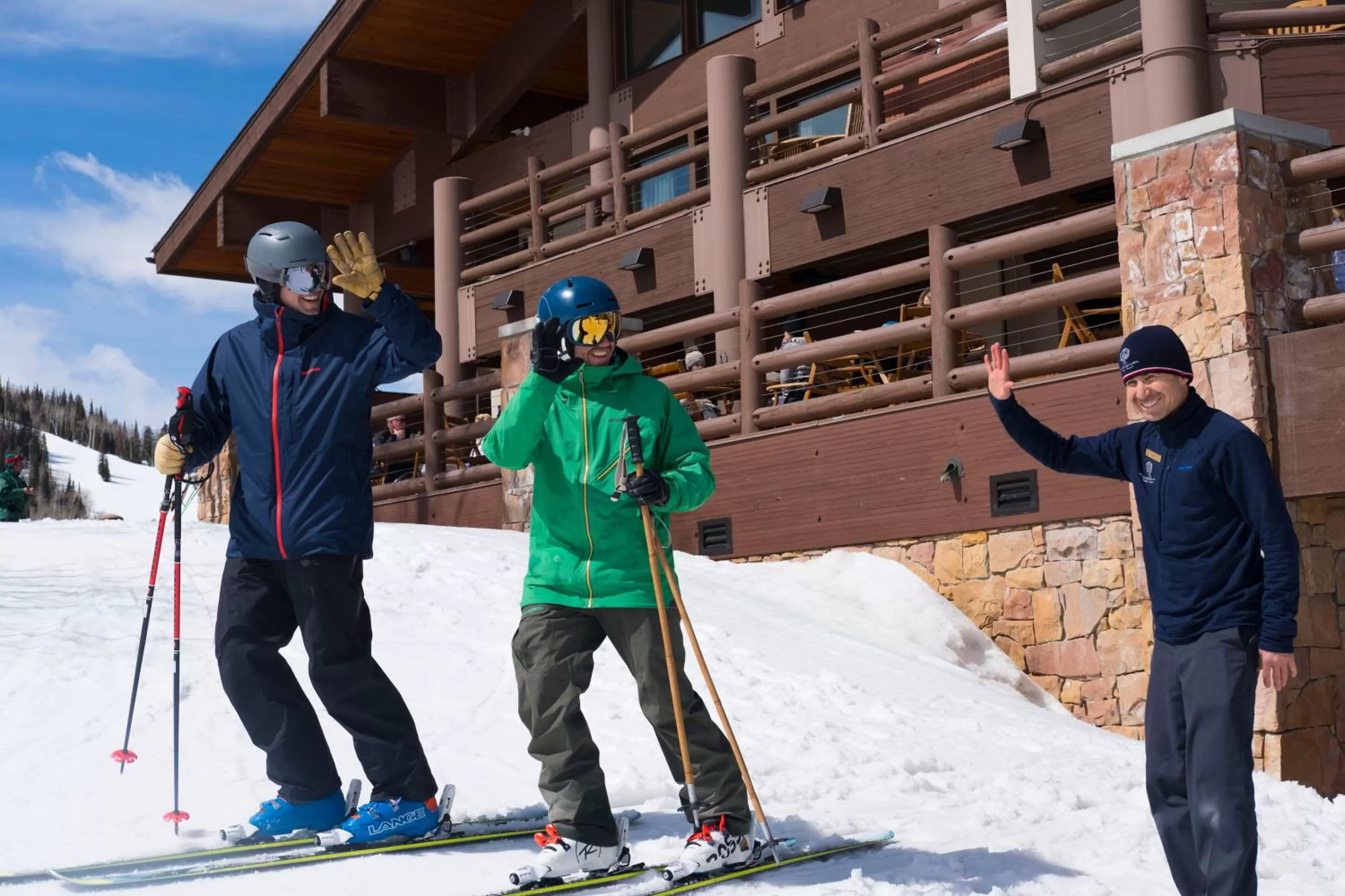 Winter in Stein Eriksen Lodge Deer Valley