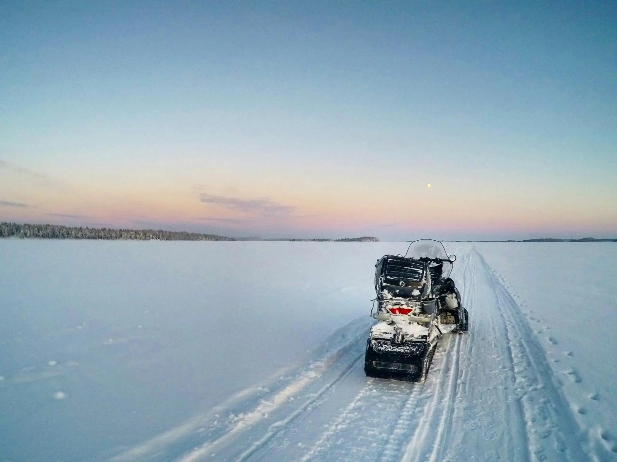 Natural landscape in Hotel Inari