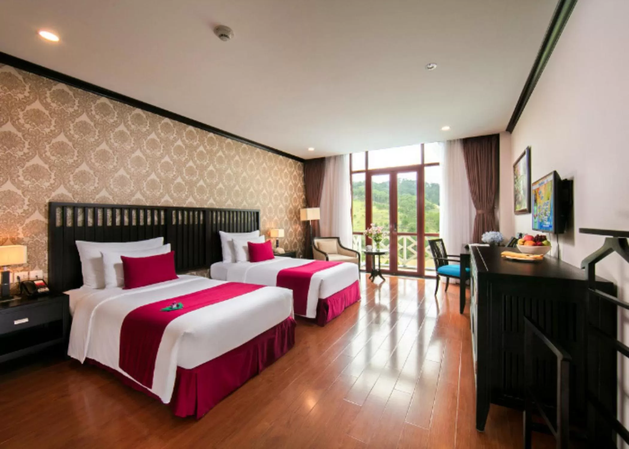Bedroom, Bed in Swiss-Belresort Tuyen Lam