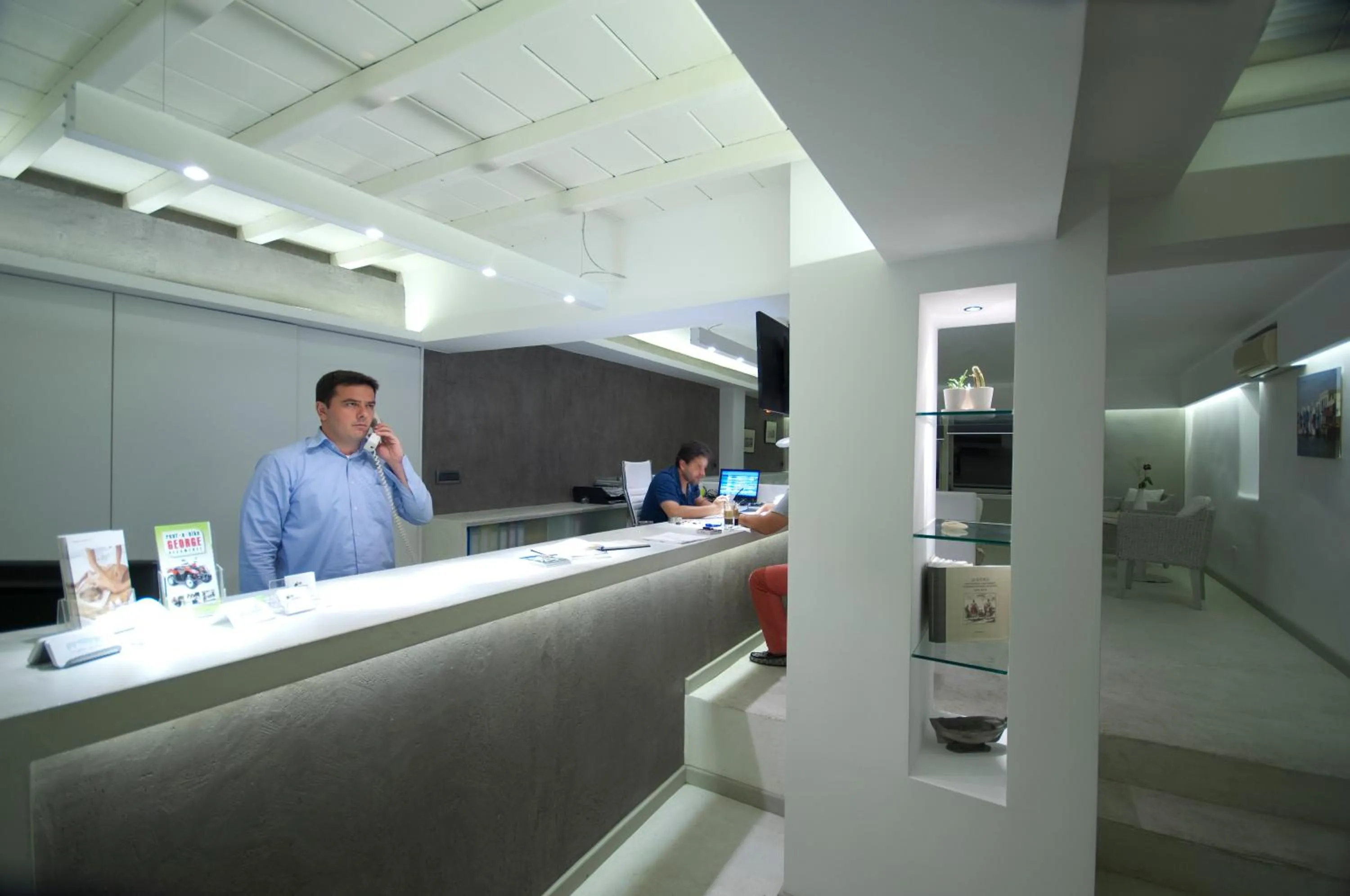 Lobby or reception in Mykonos View Hotel