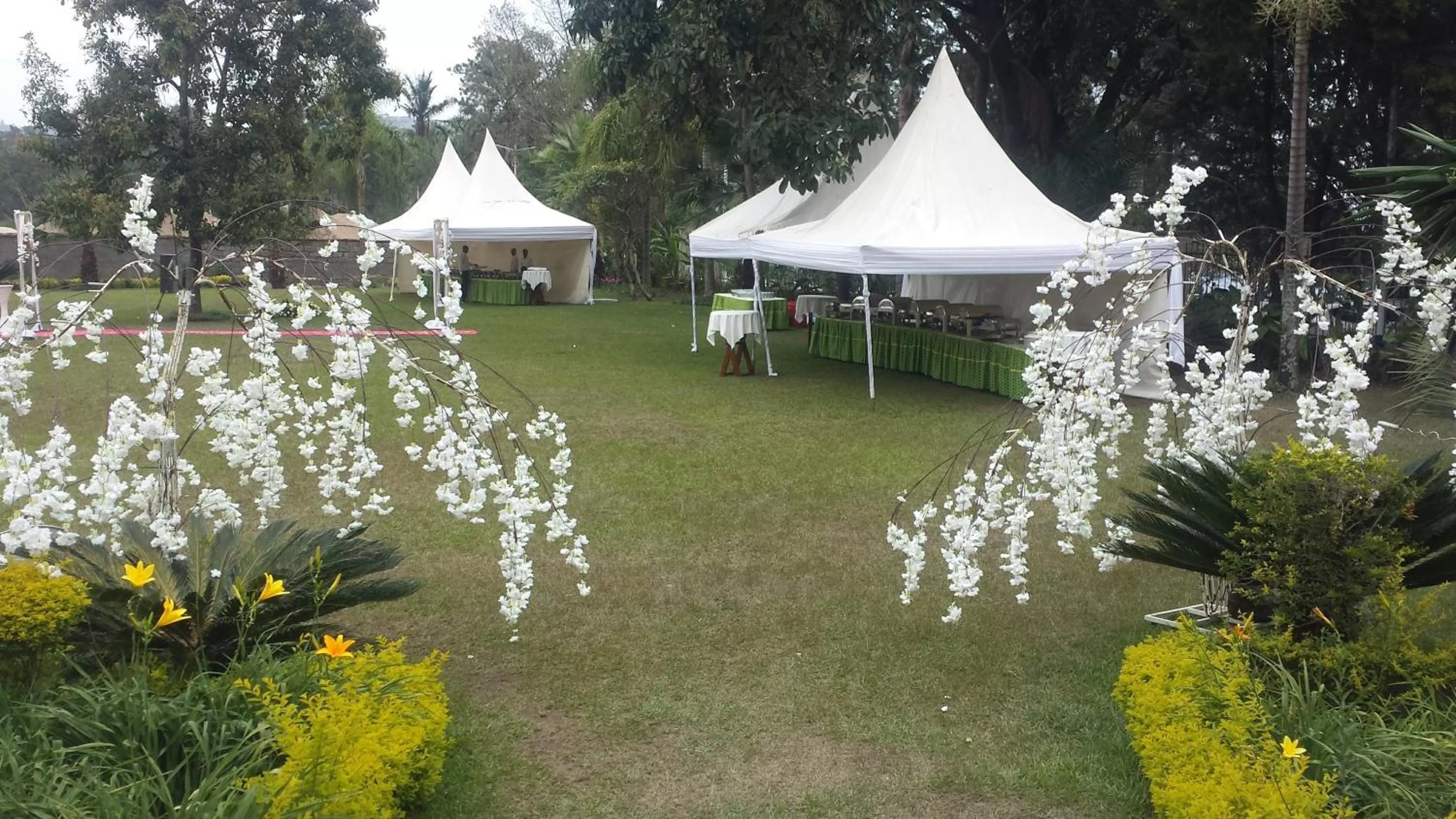 Garden view in Gorillas Lake Kivu Hotel