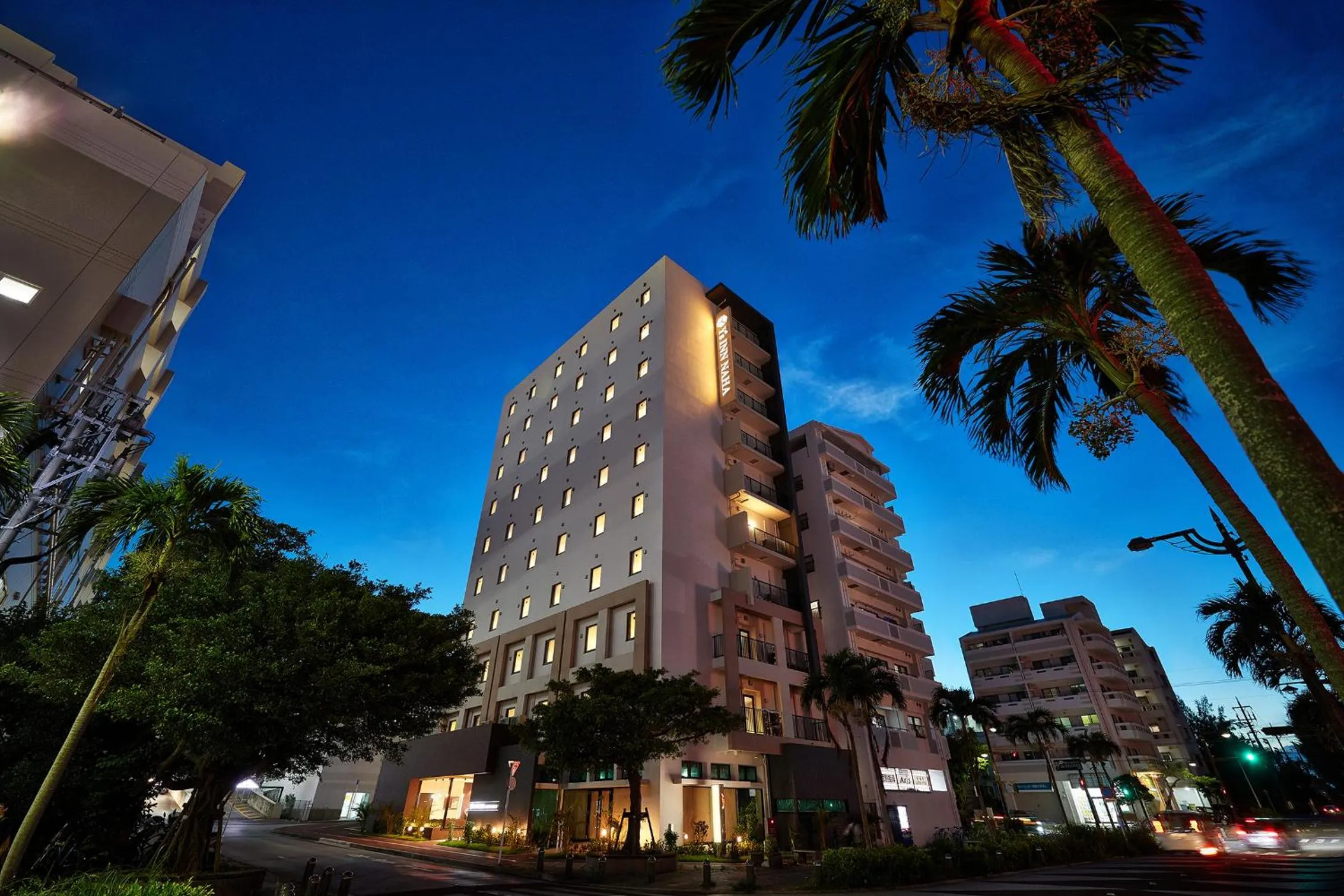 Facade/entrance in Y's Inn Naha Oroku Ekimae