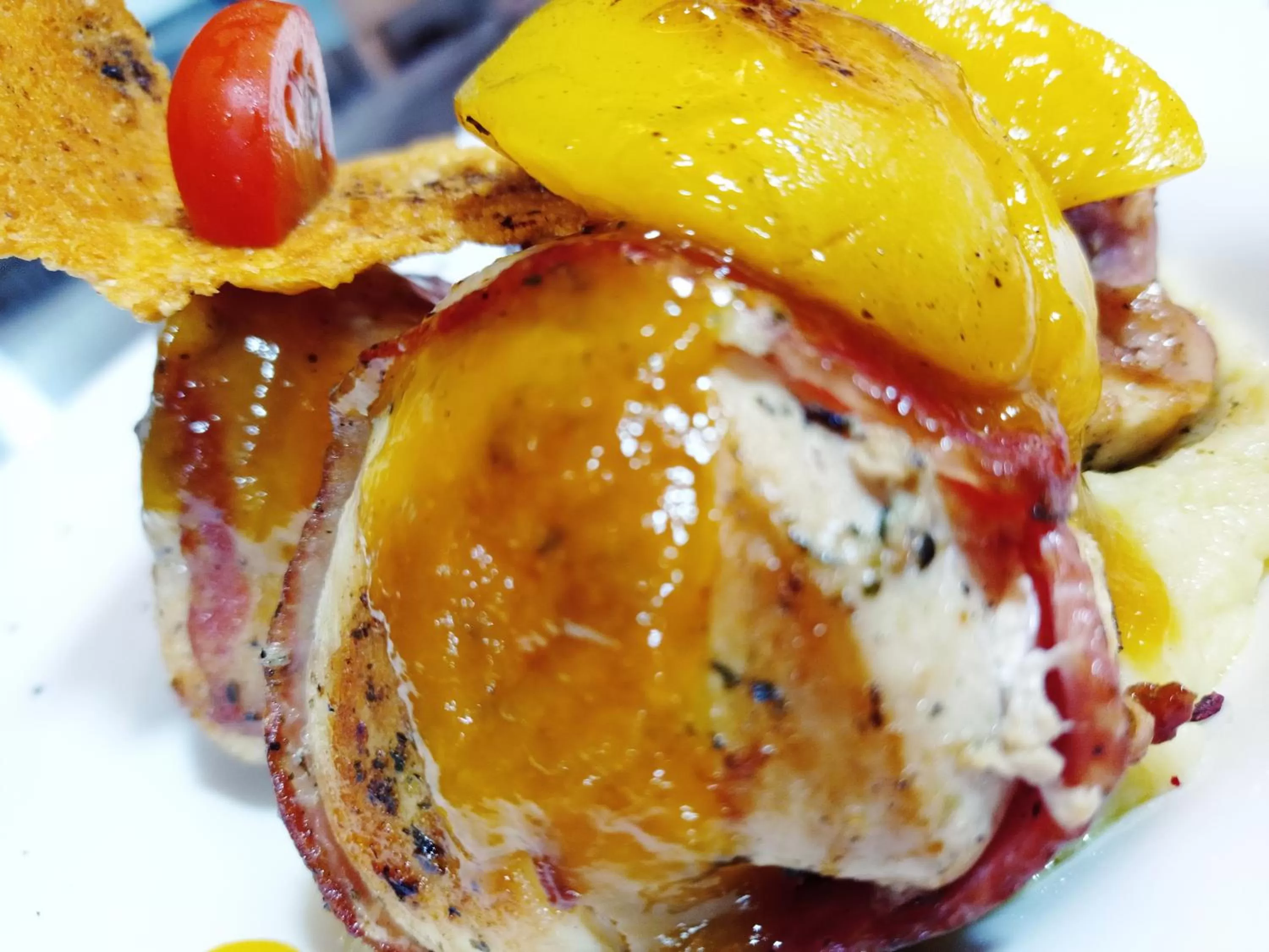 Food in Hotel Refugio Pozo Azul