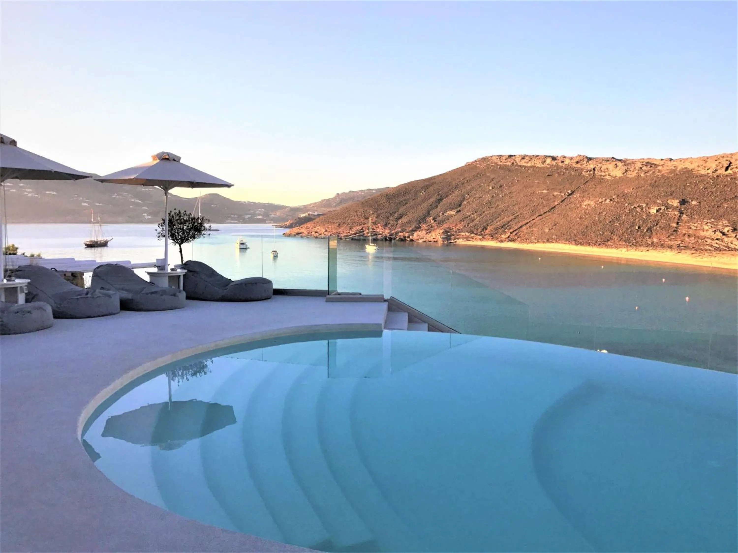 Landmark view in Panormos Village Hotel