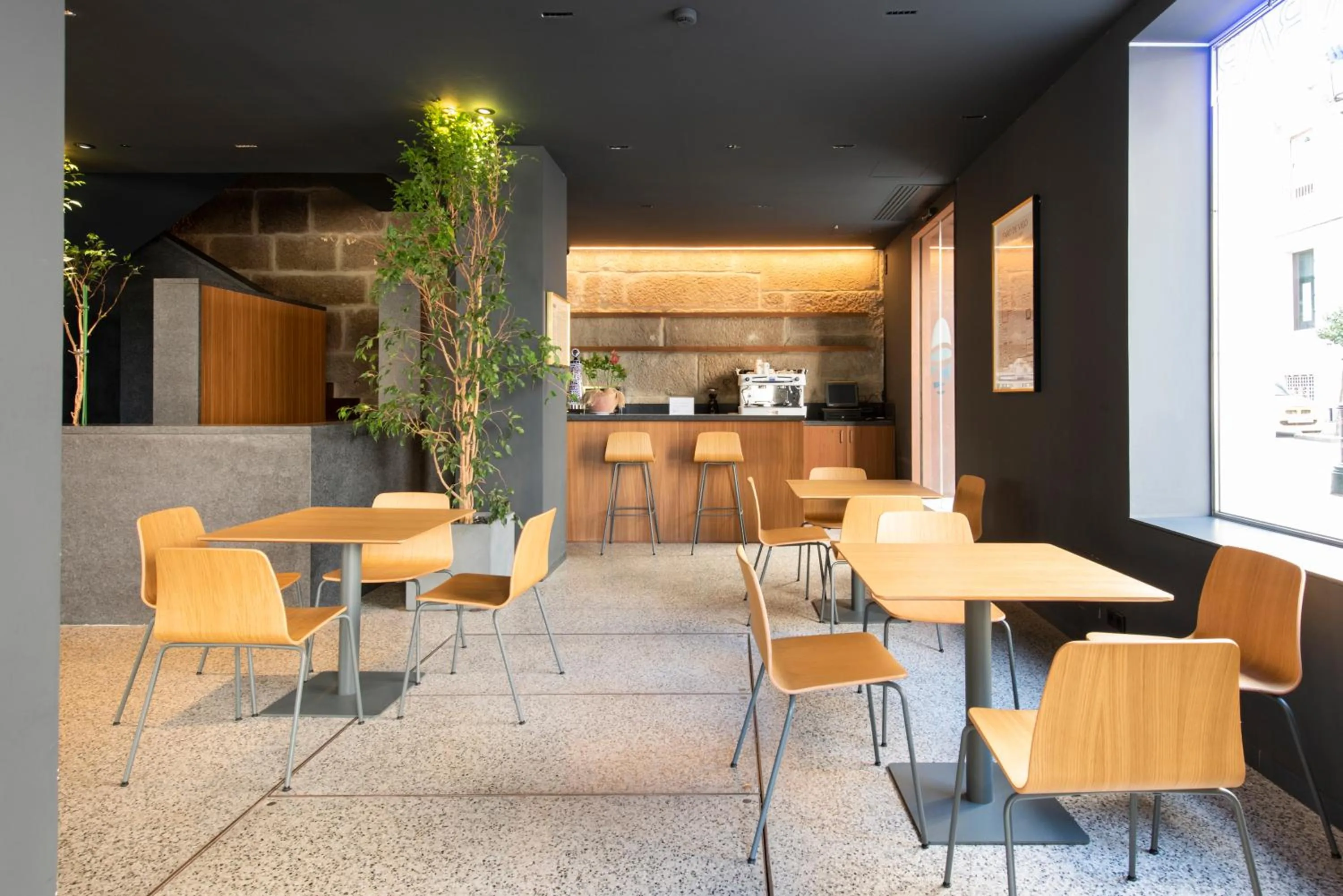 Lobby or reception, Restaurant/Places to Eat in Hotel America Vigo